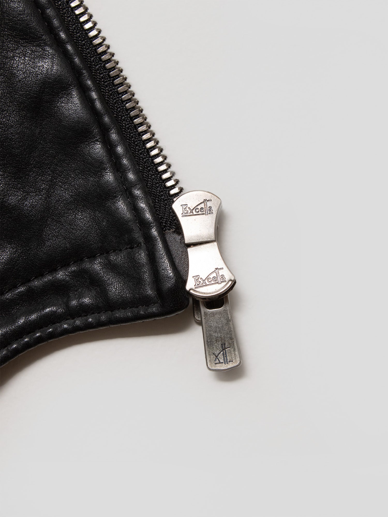 Zip-up Leather Jacket