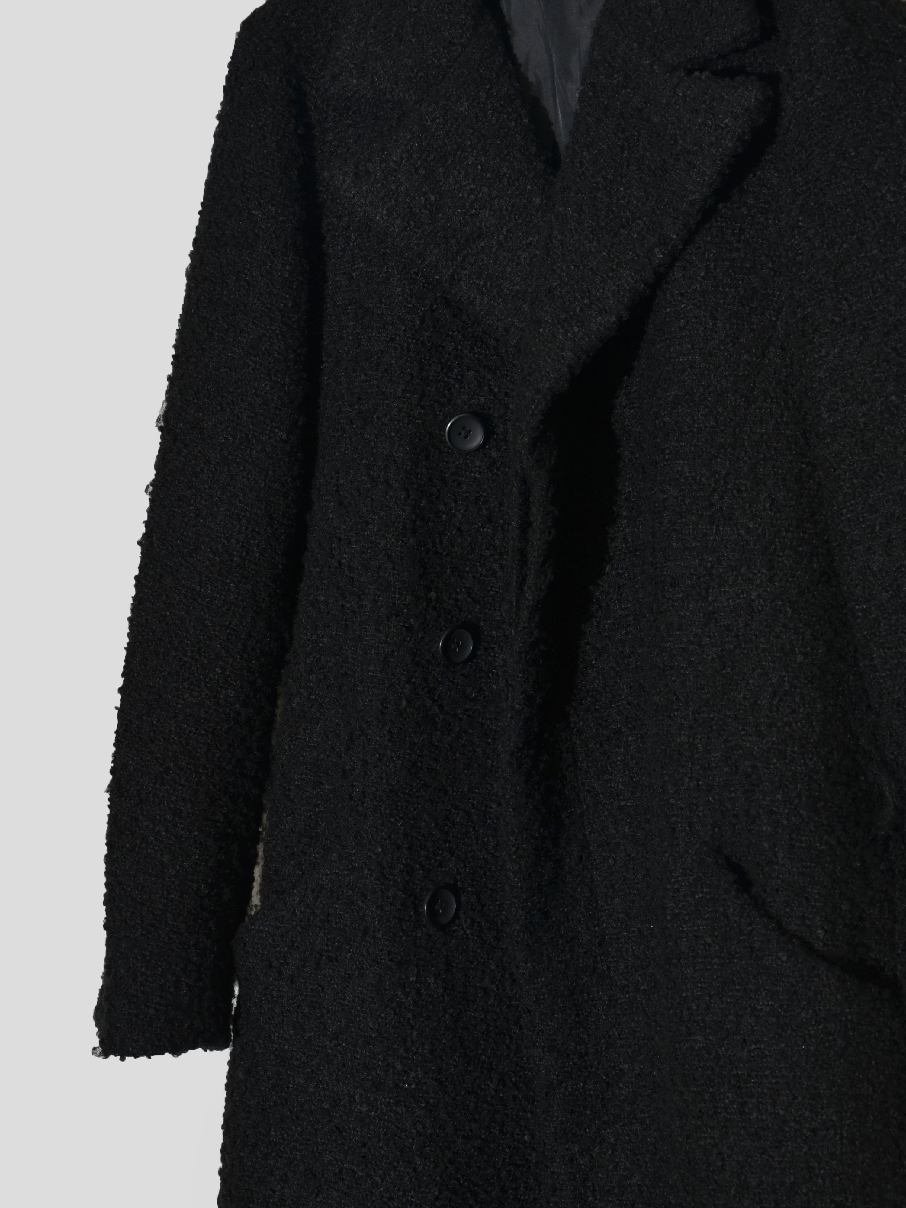 Double-breasted Piled Coat