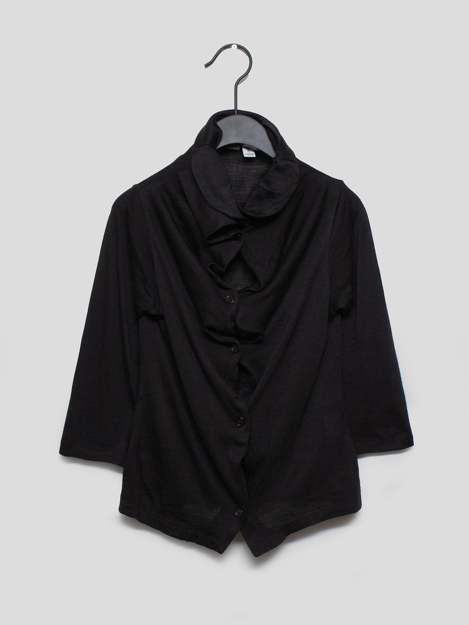2000s Quarter-Sleeve Turtleneck Cardigan