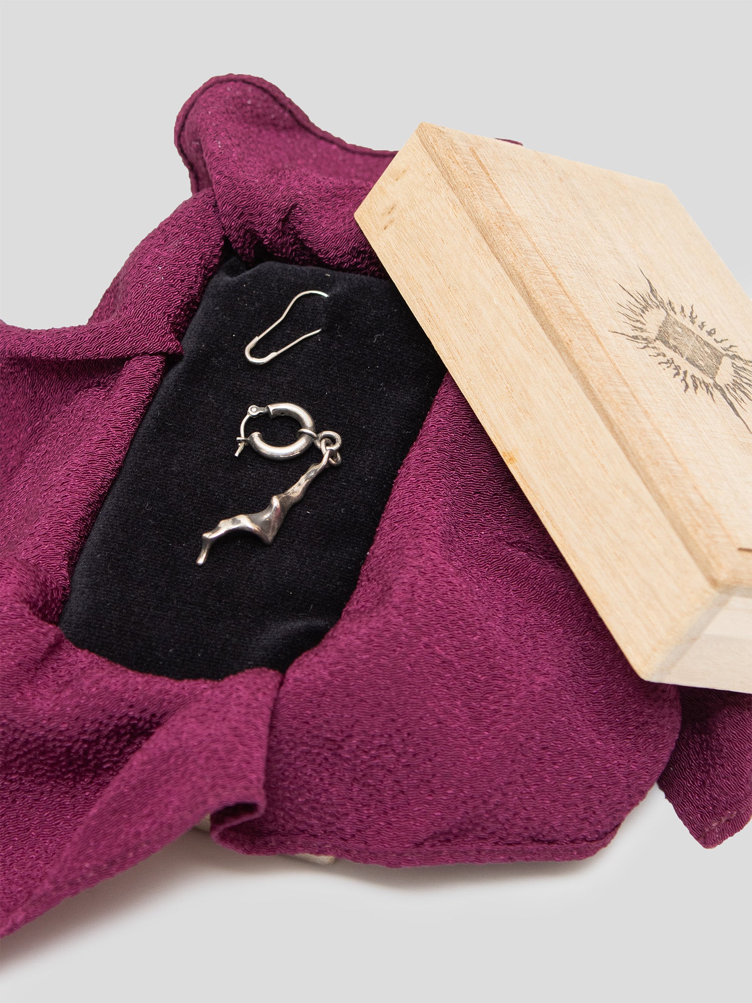 Silver Dart Earring
