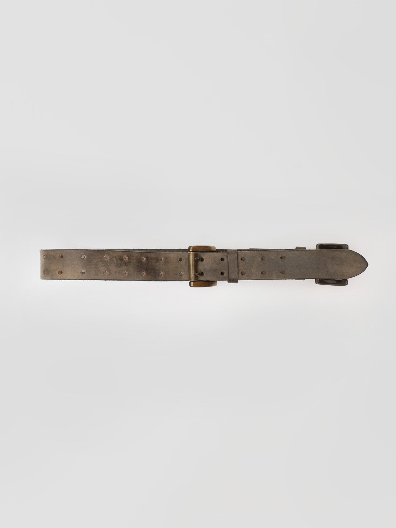 Two-piece Leather Belt