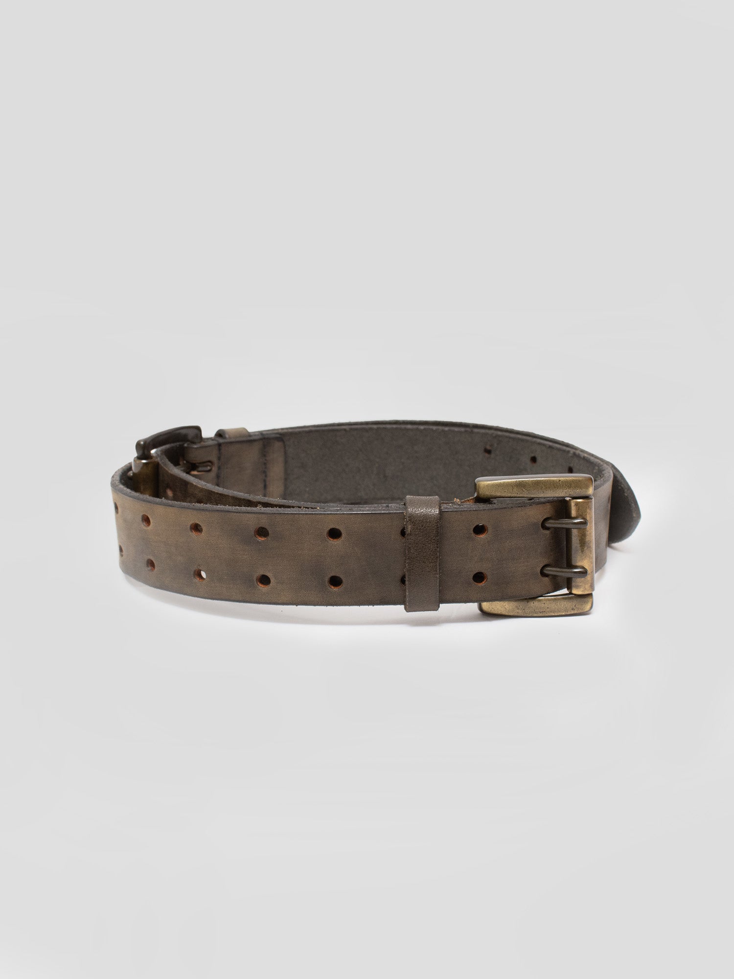 Two-piece Leather Belt