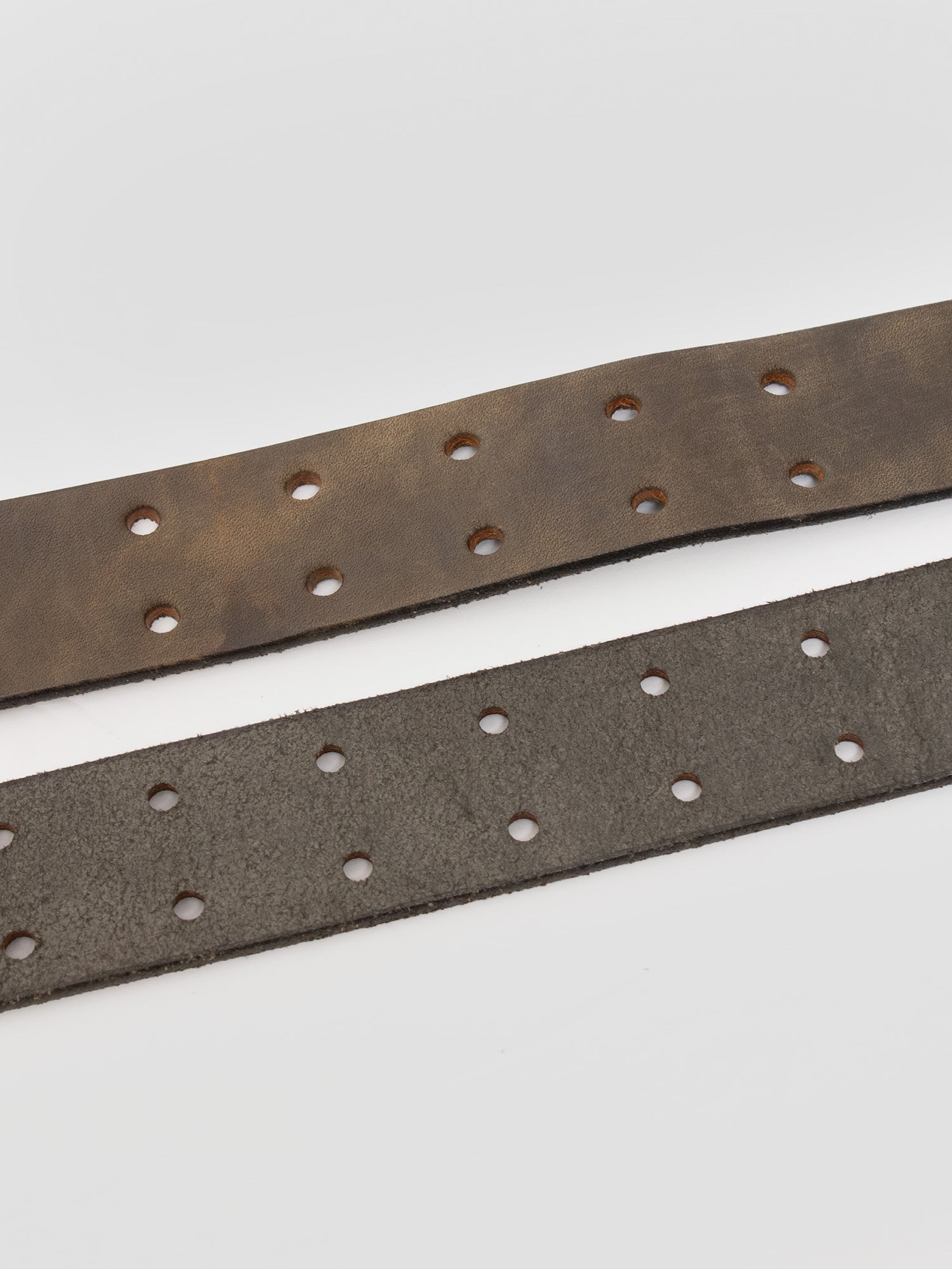 Two-piece Leather Belt