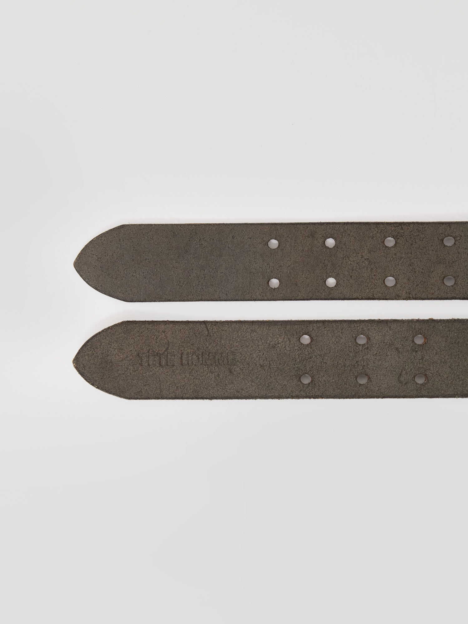 Two-piece Leather Belt