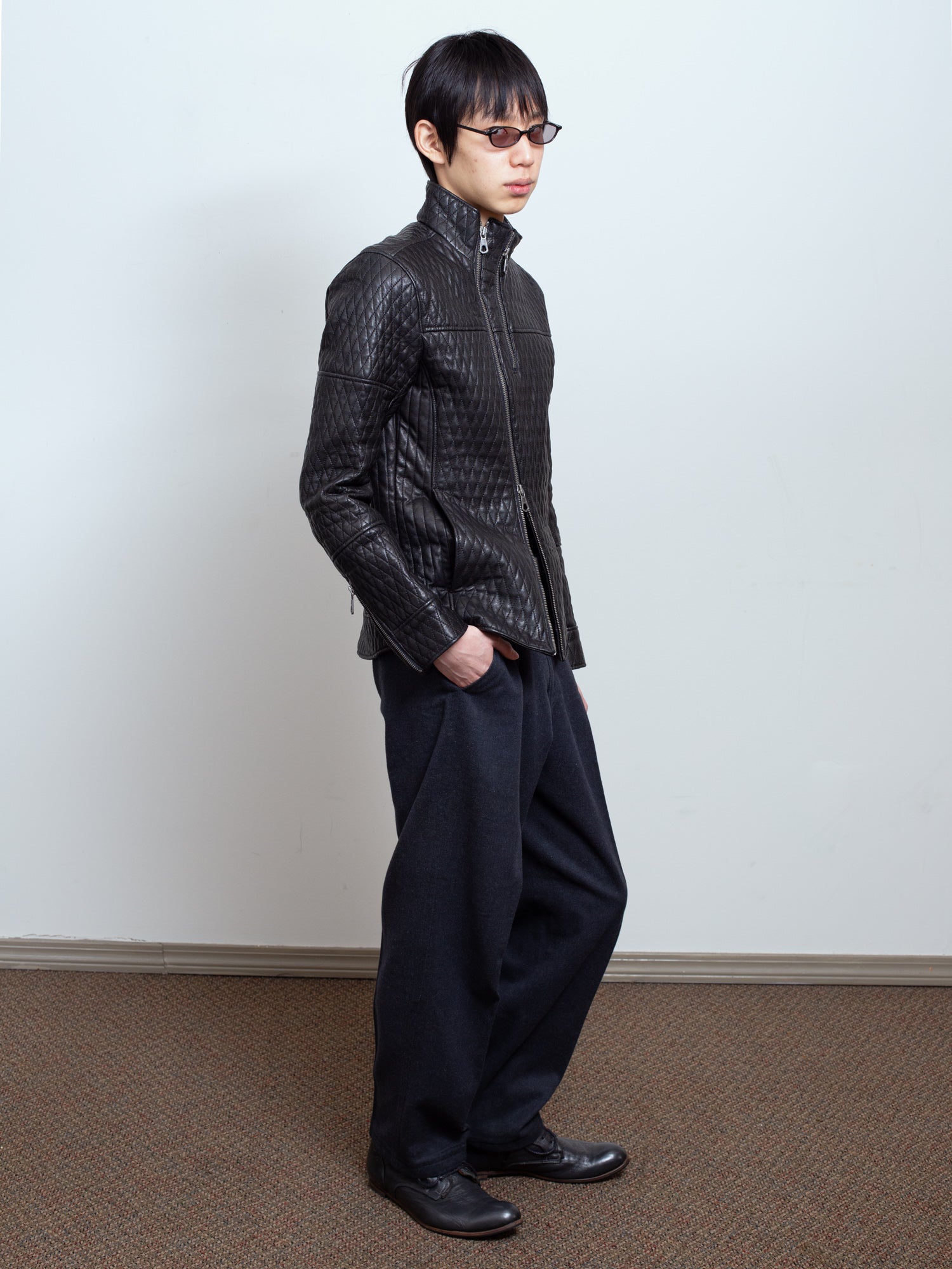 Quilted Leather Jacket
