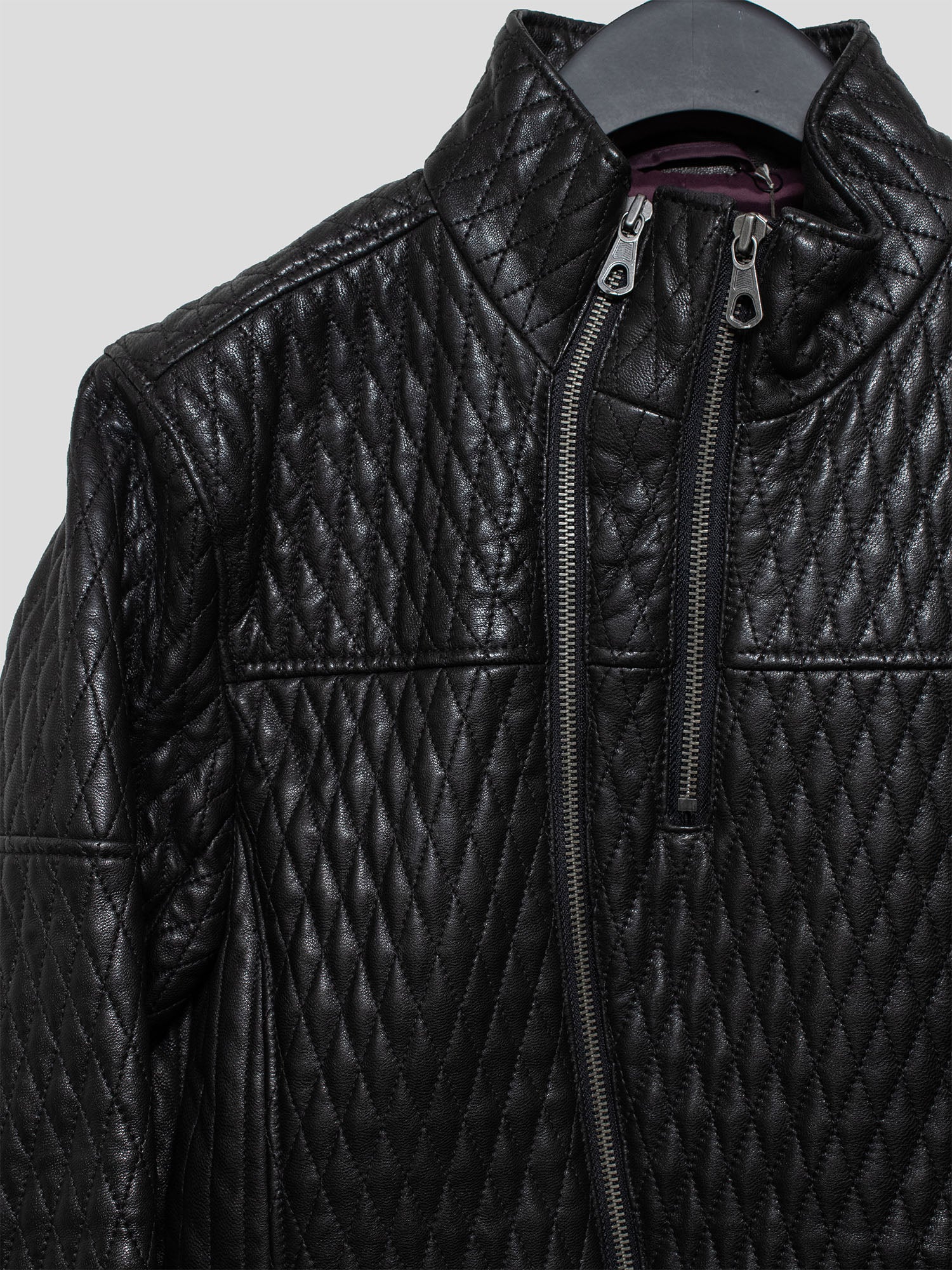 Quilted Leather Jacket