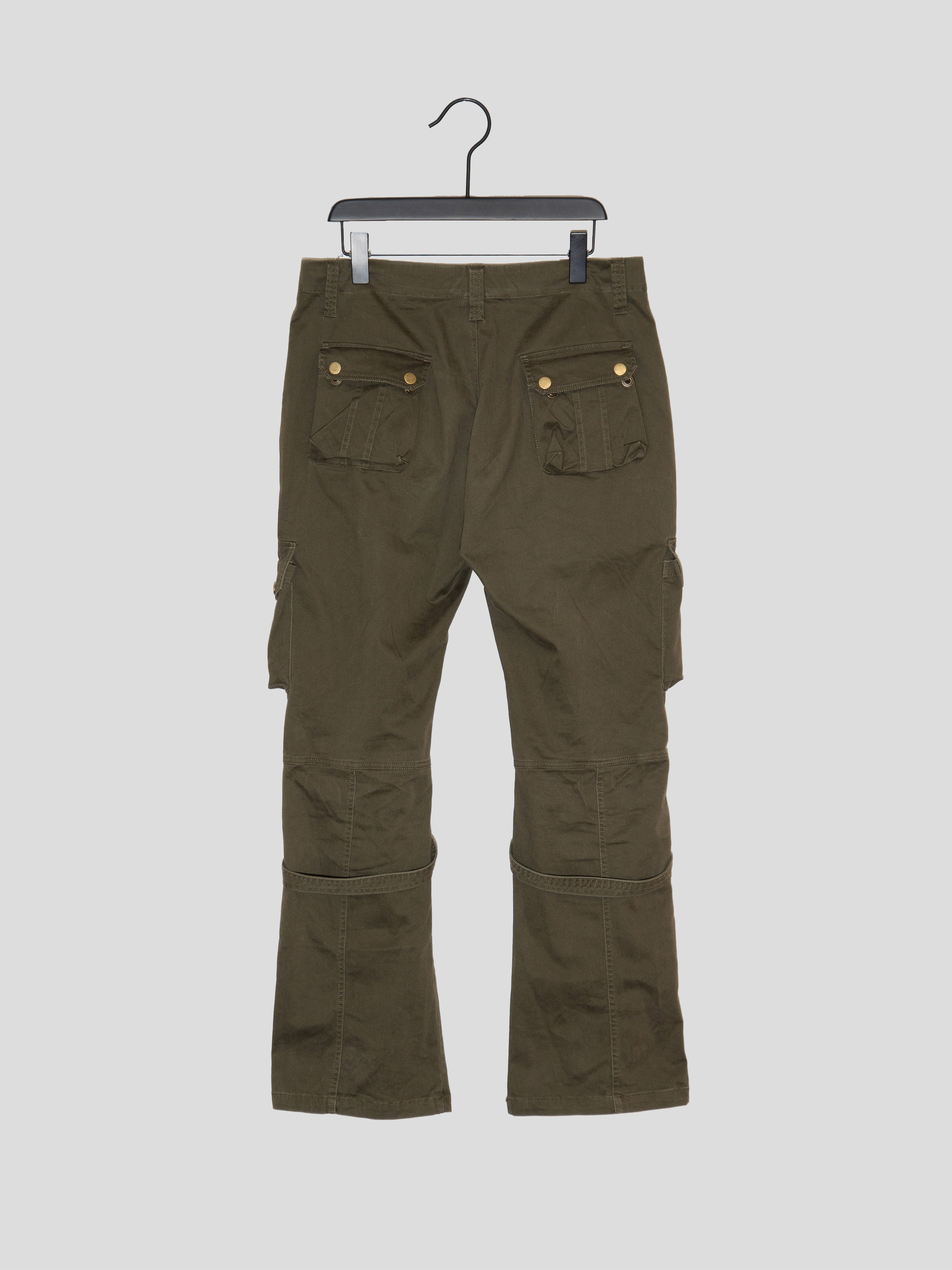 Tete Homme Vintage Flared Bondage Cargo Pants | COMMUNE