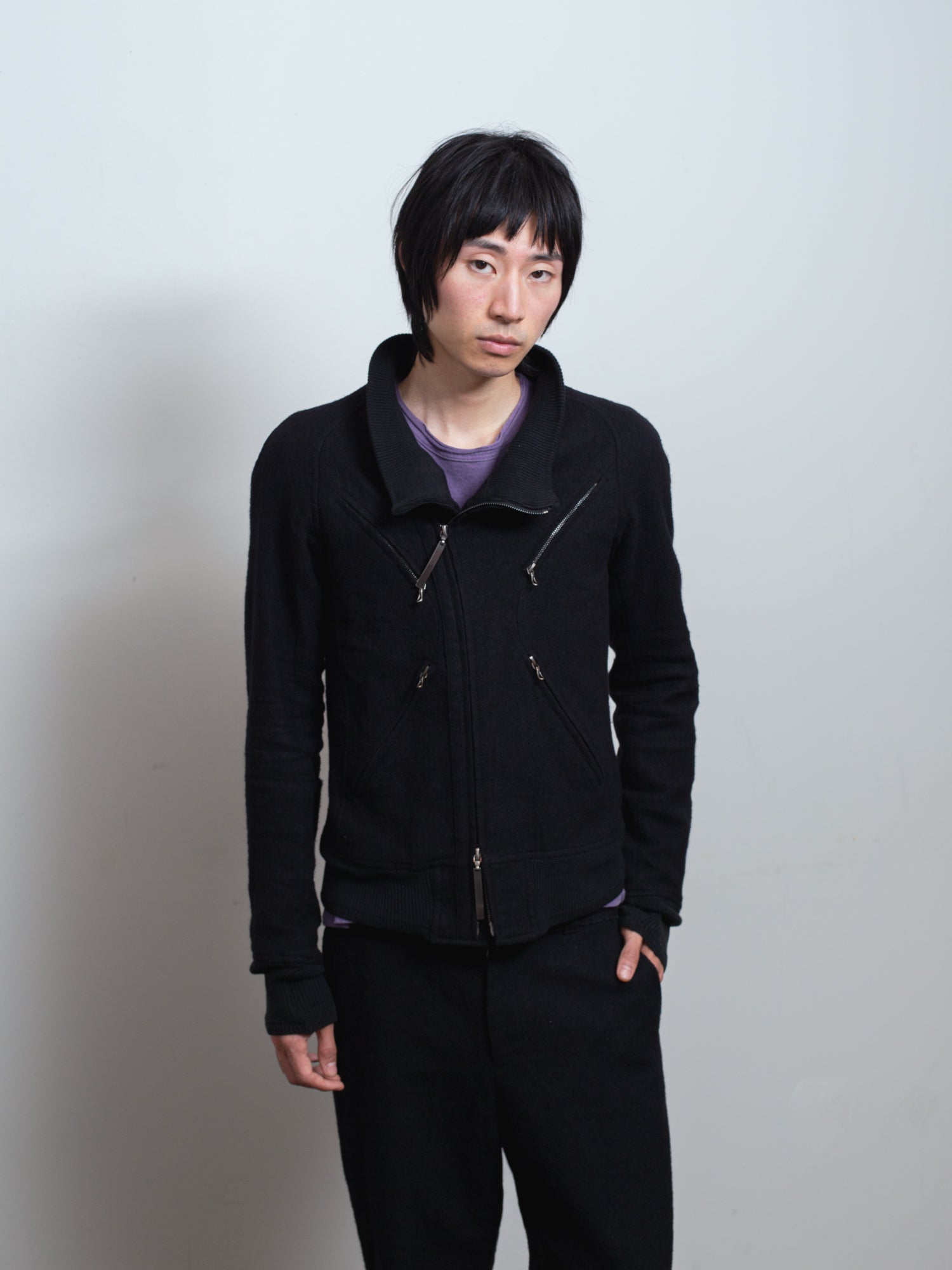 AW08 Five-Zip Bomber Jacket