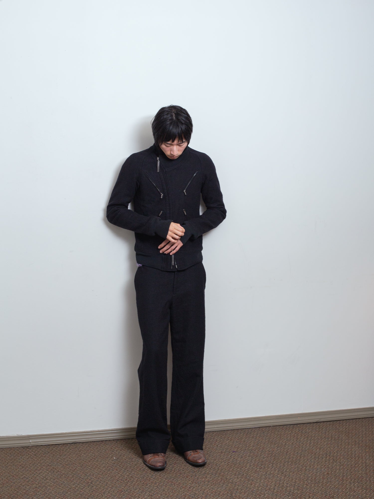 AW08 Five-Zip Bomber Jacket