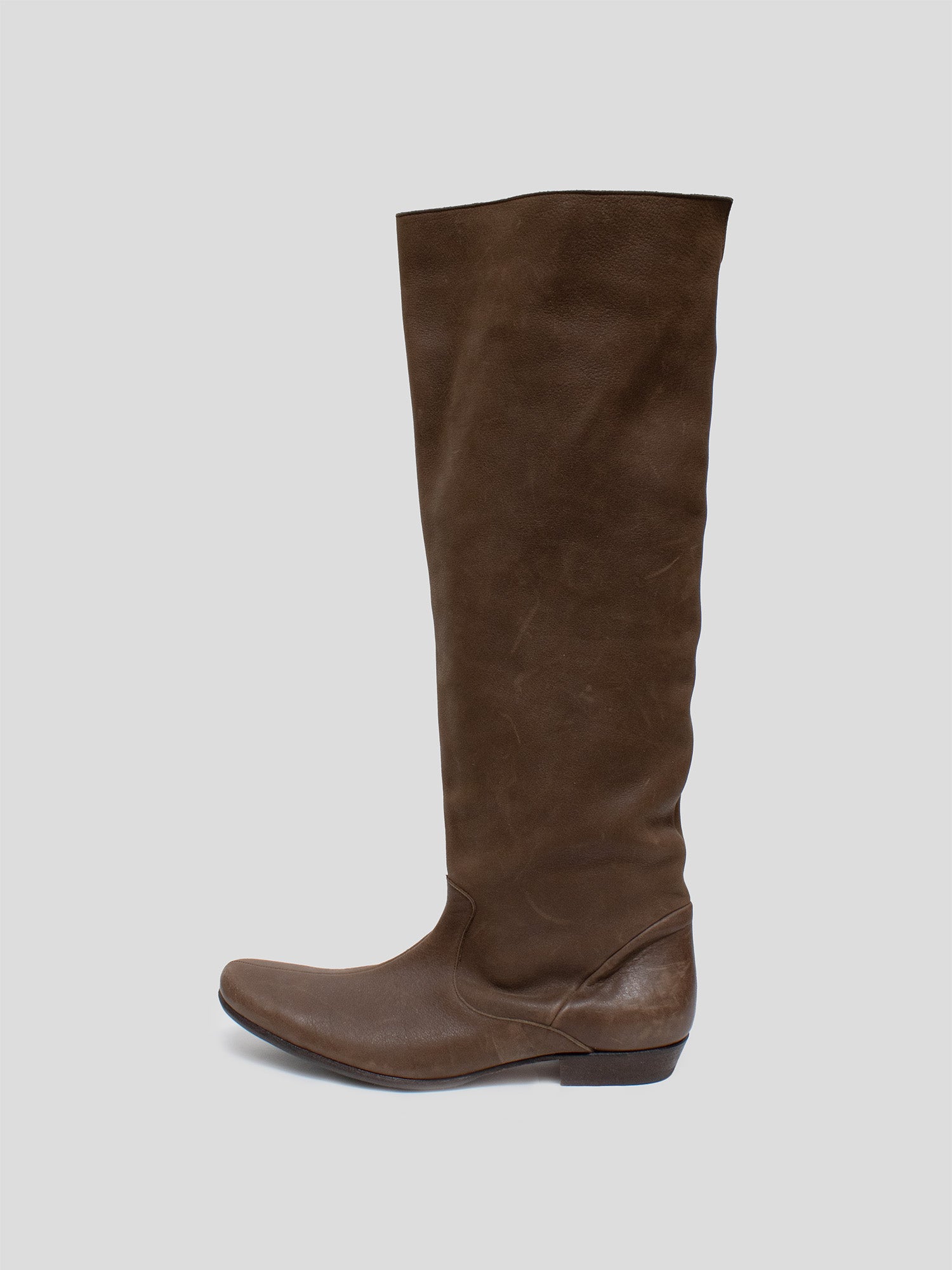 Knee-High Leather Boots