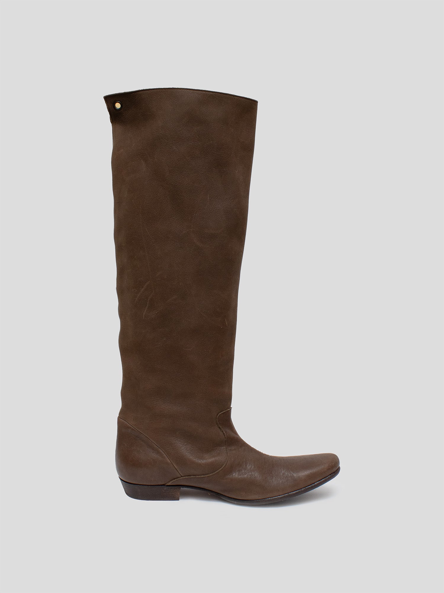 Knee-High Leather Boots