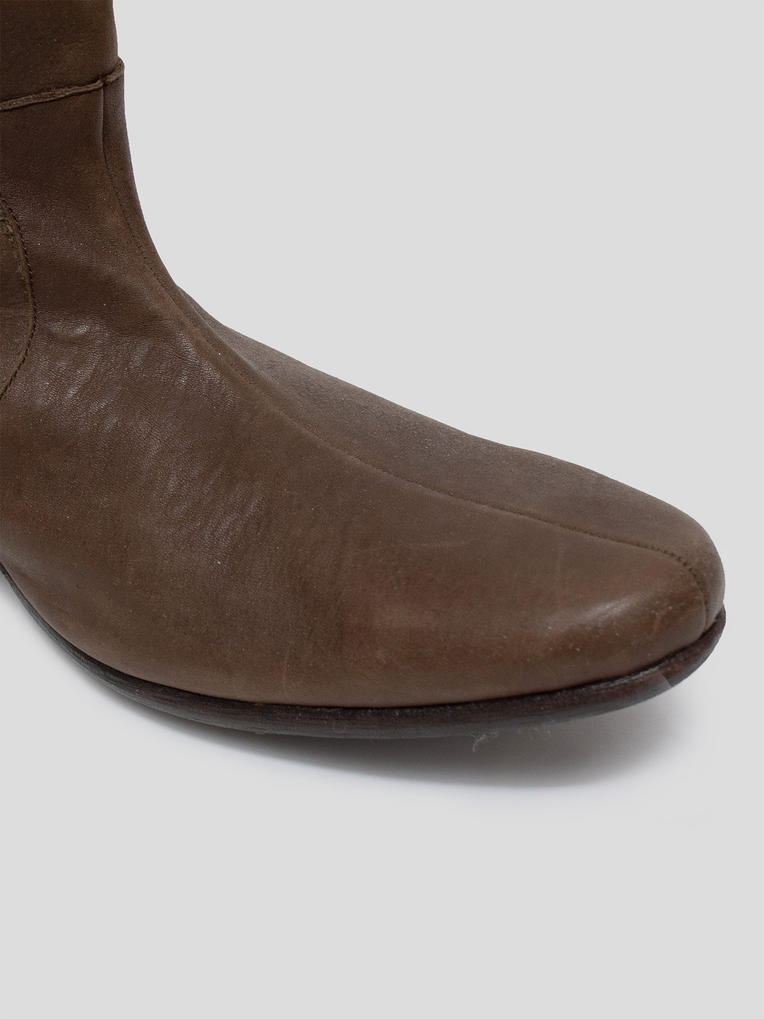 Knee-High Leather Boots