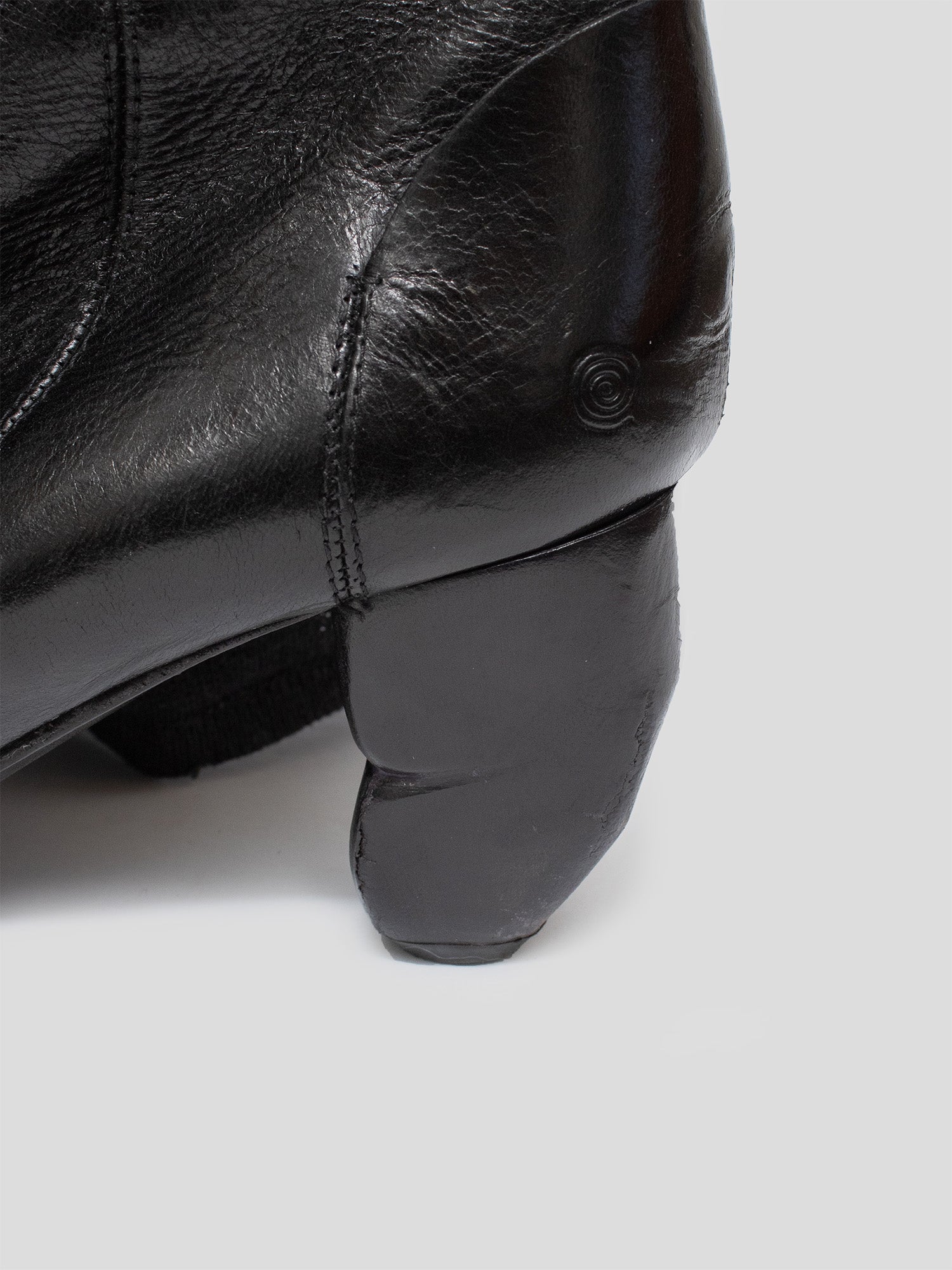 Layered Leather Boots