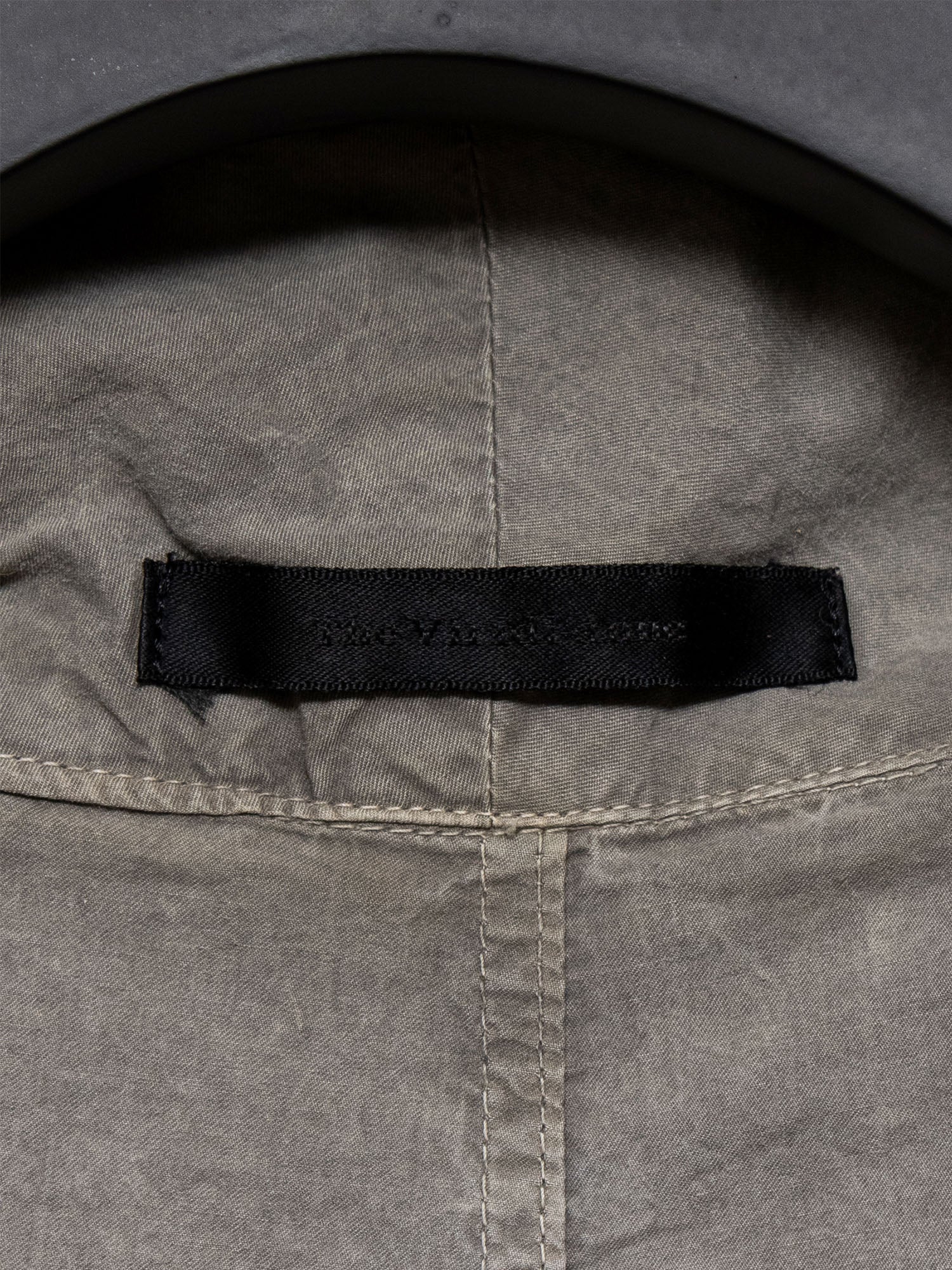 SS12 Gathered-Sleeve Zip-Up Shirt
