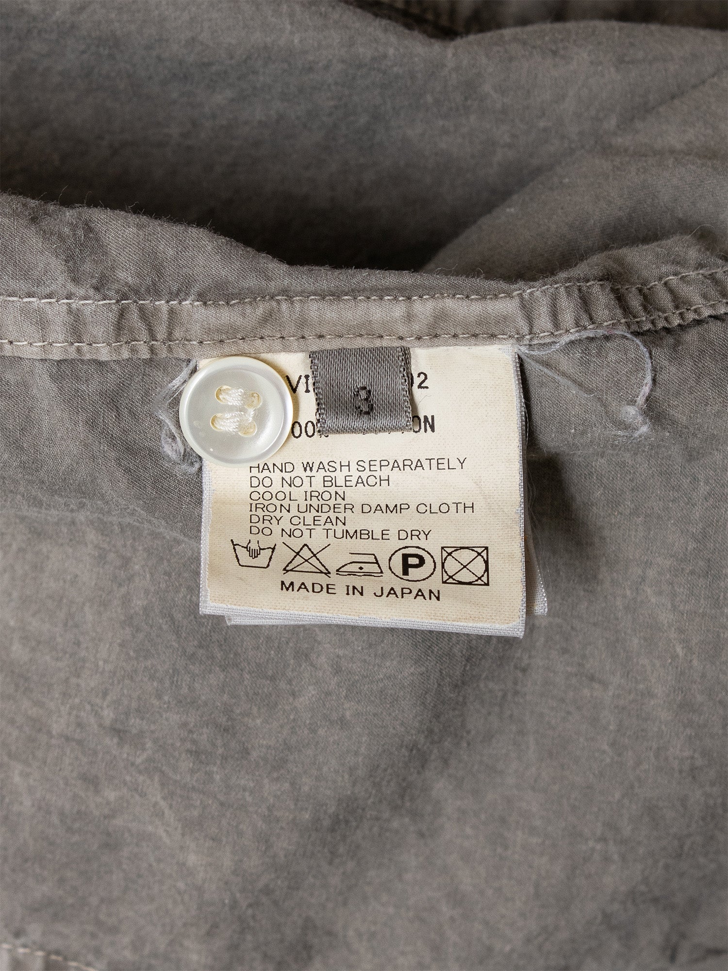 SS12 Gathered-Sleeve Zip-Up Shirt