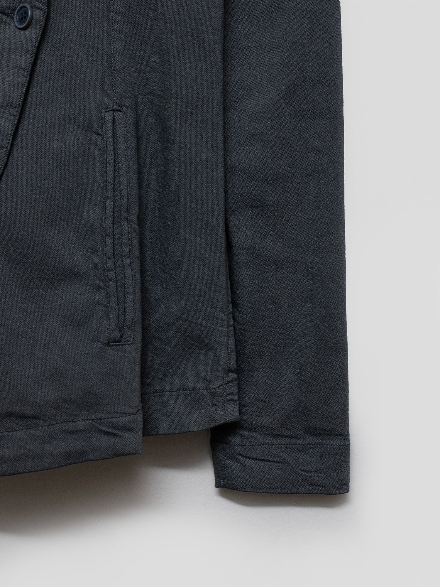 Object-Dyed Double-Breasted Jacket