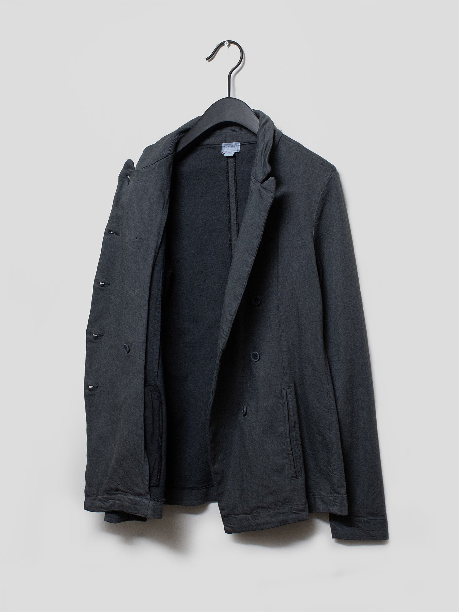 Object-Dyed Double-Breasted Jacket