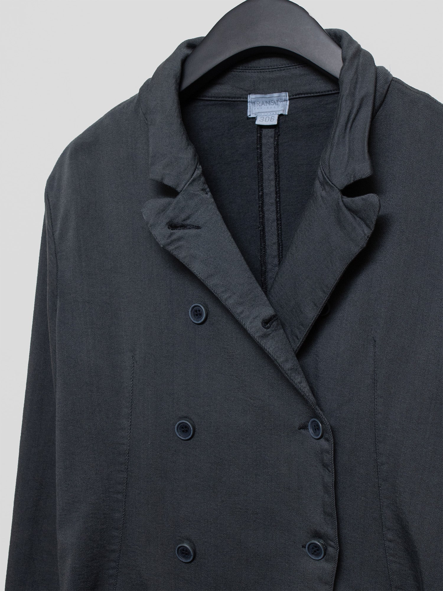 Object-Dyed Double-Breasted Jacket