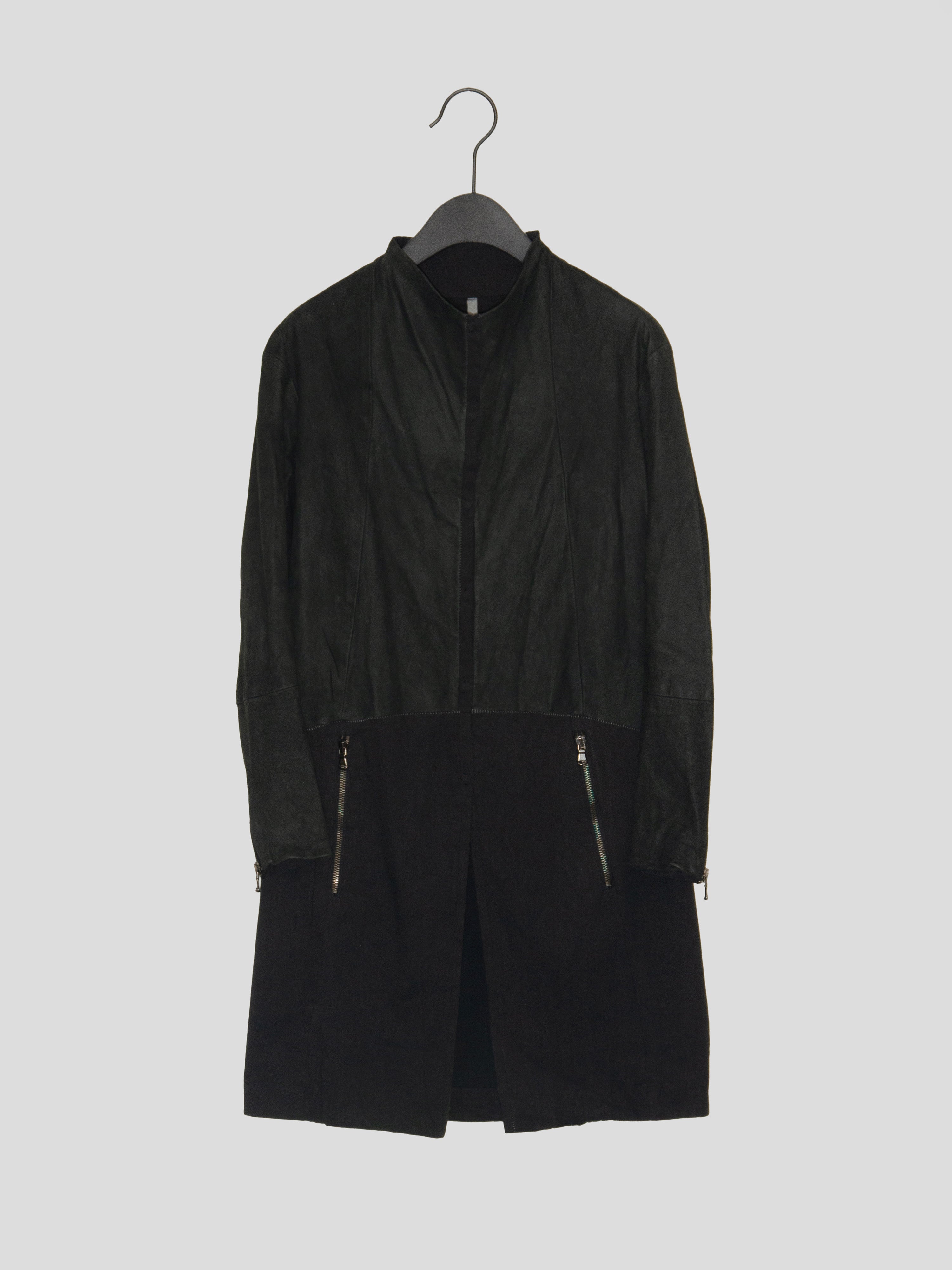 Overlock Lambskin Coat
