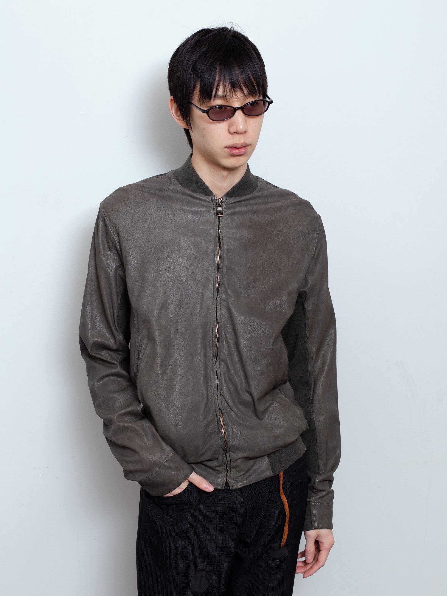 Object-Dyed Bomber Jacket