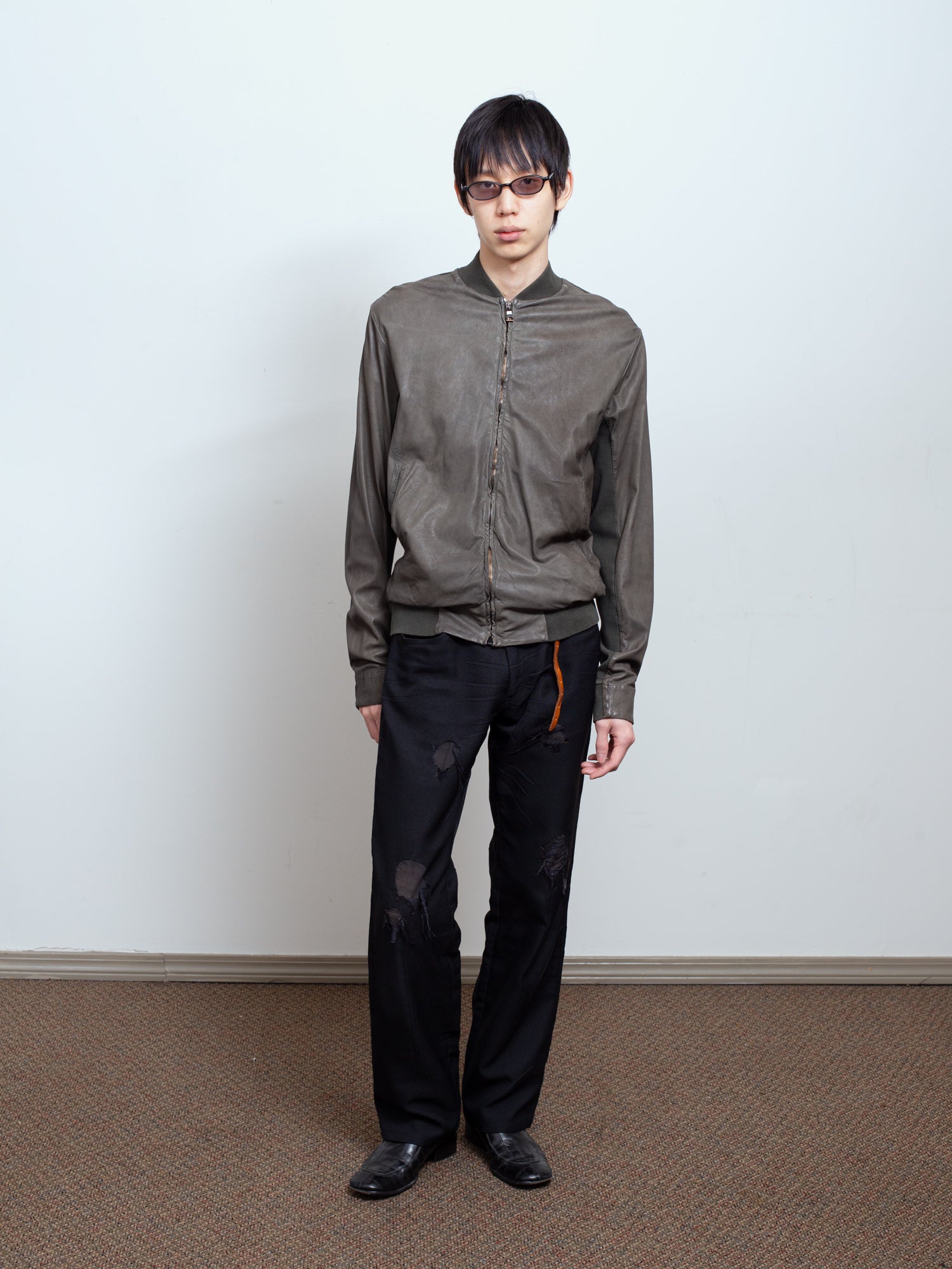 Object-Dyed Bomber Jacket