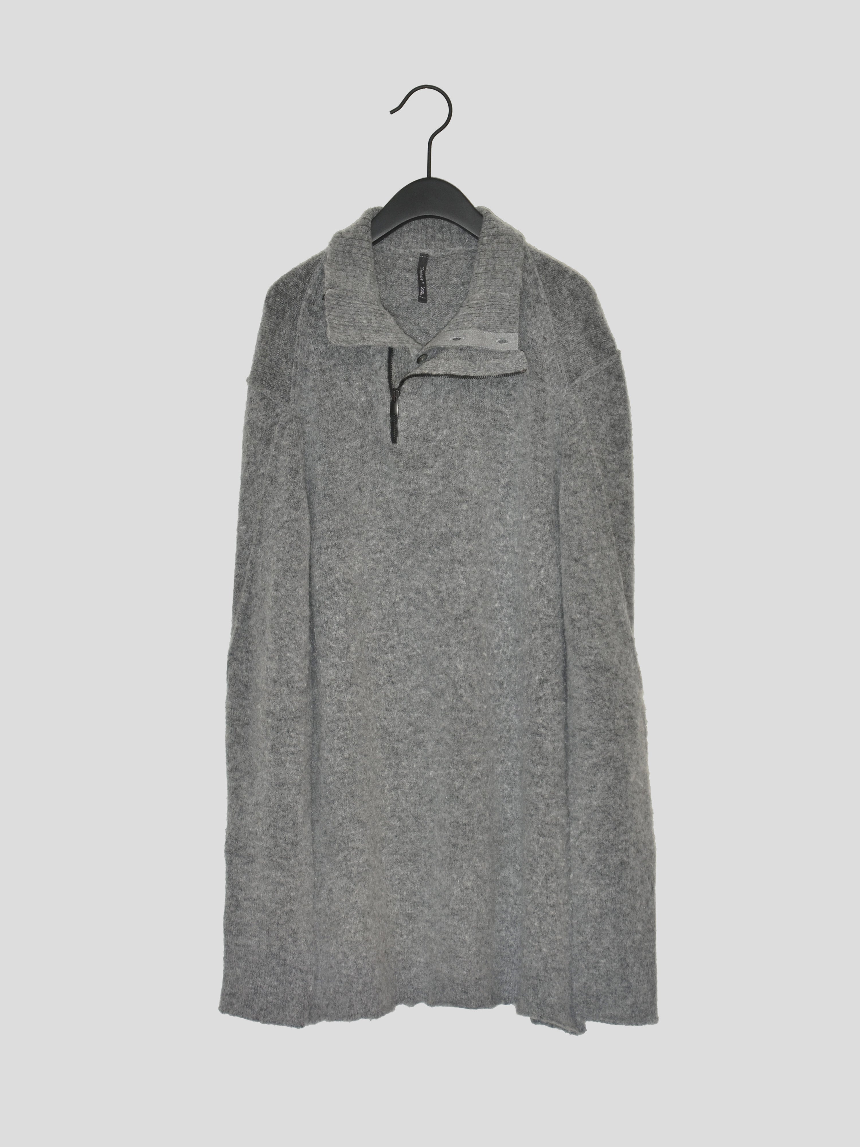 Dual Collar Pullover Sweater