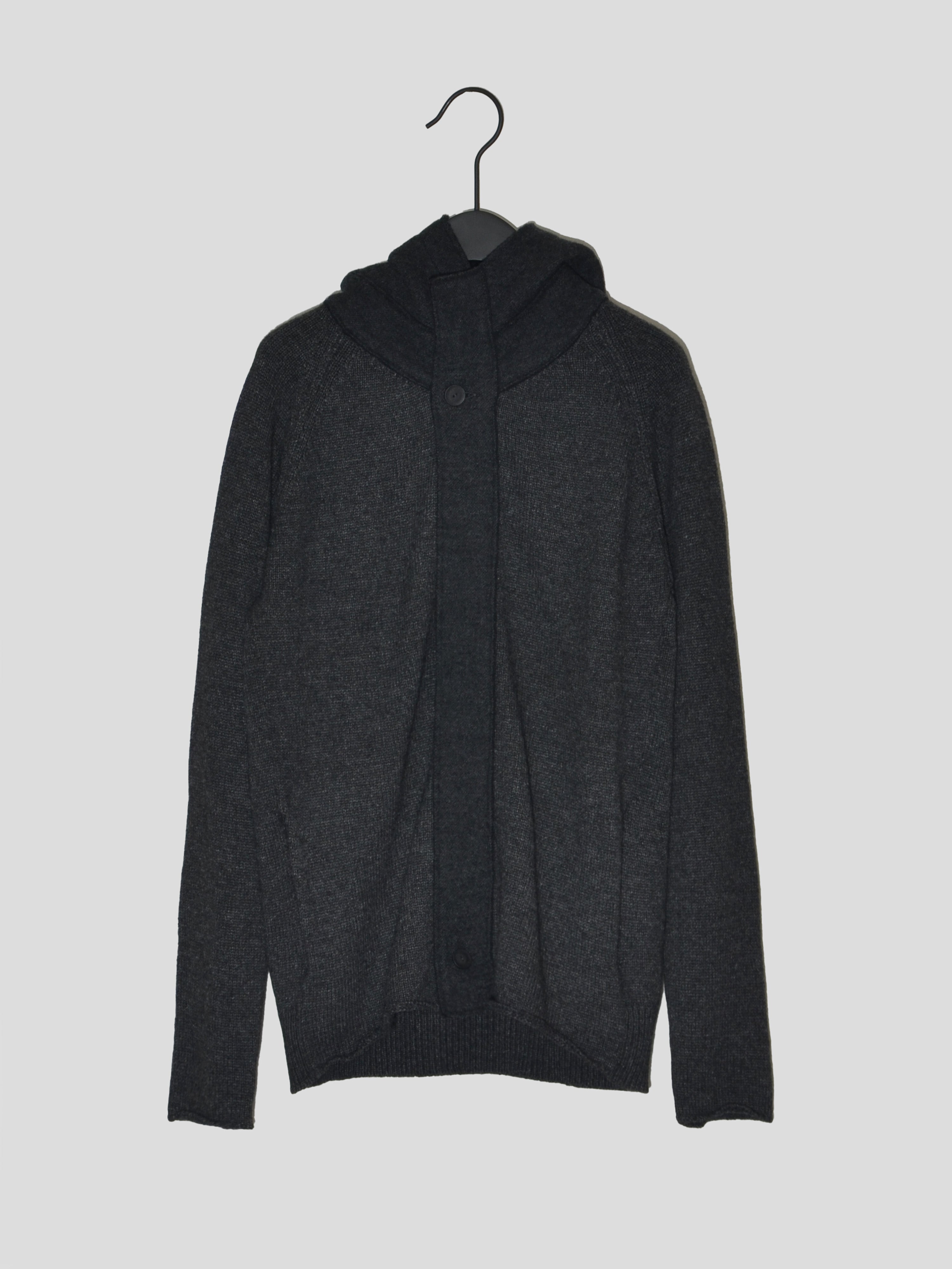 Zip-up Alpaca Knit Jacket