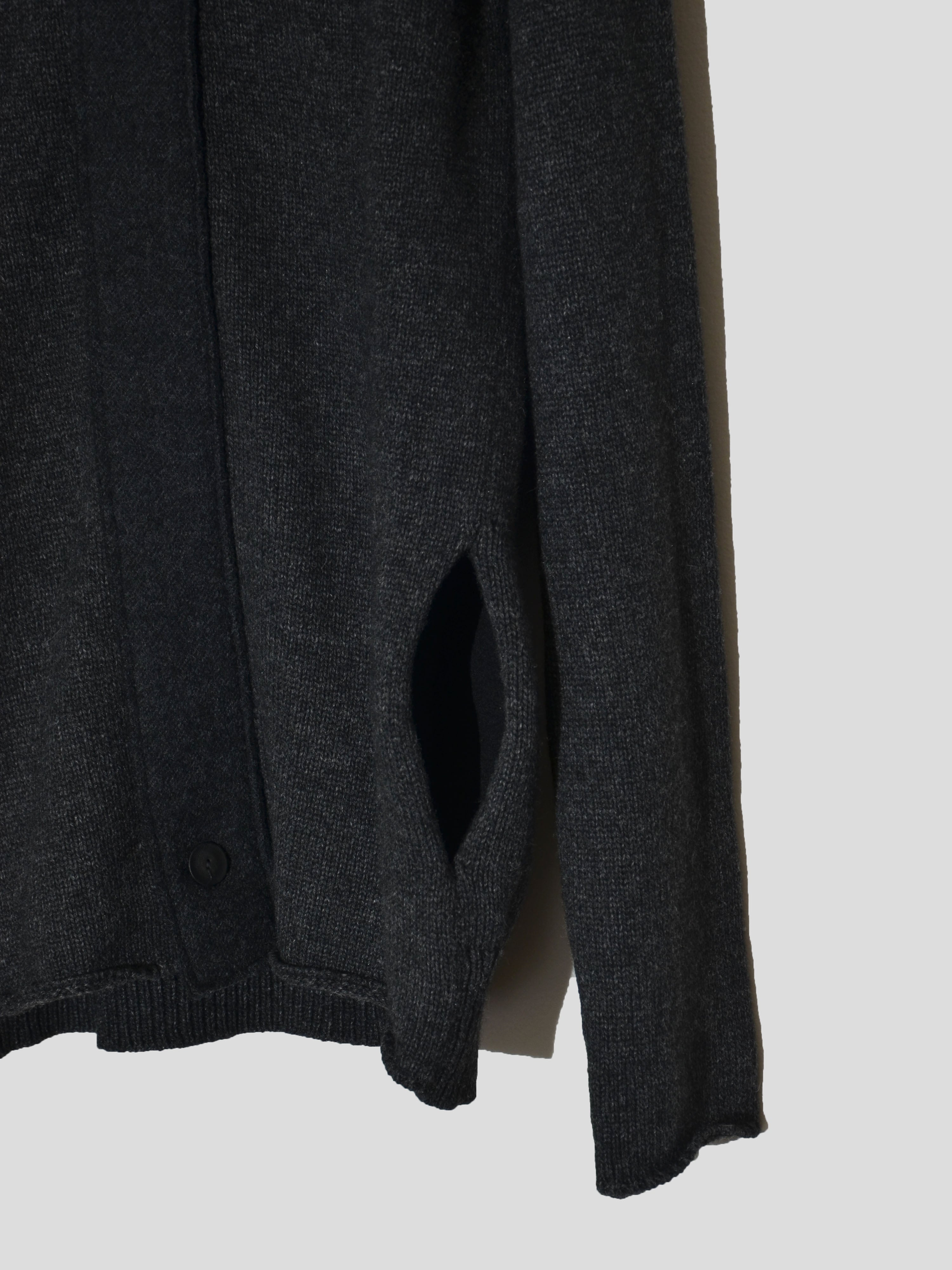 Zip-up Alpaca Knit Jacket