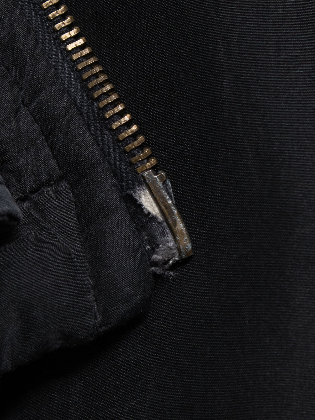 Padded Silk Short Parka
