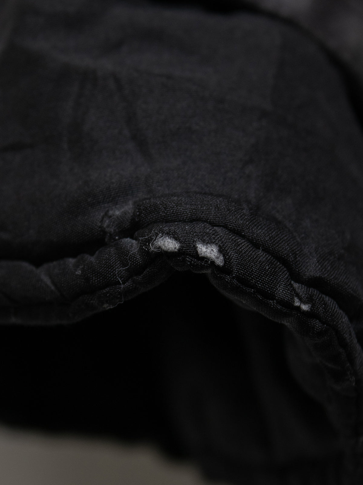 Padded Silk Short Parka