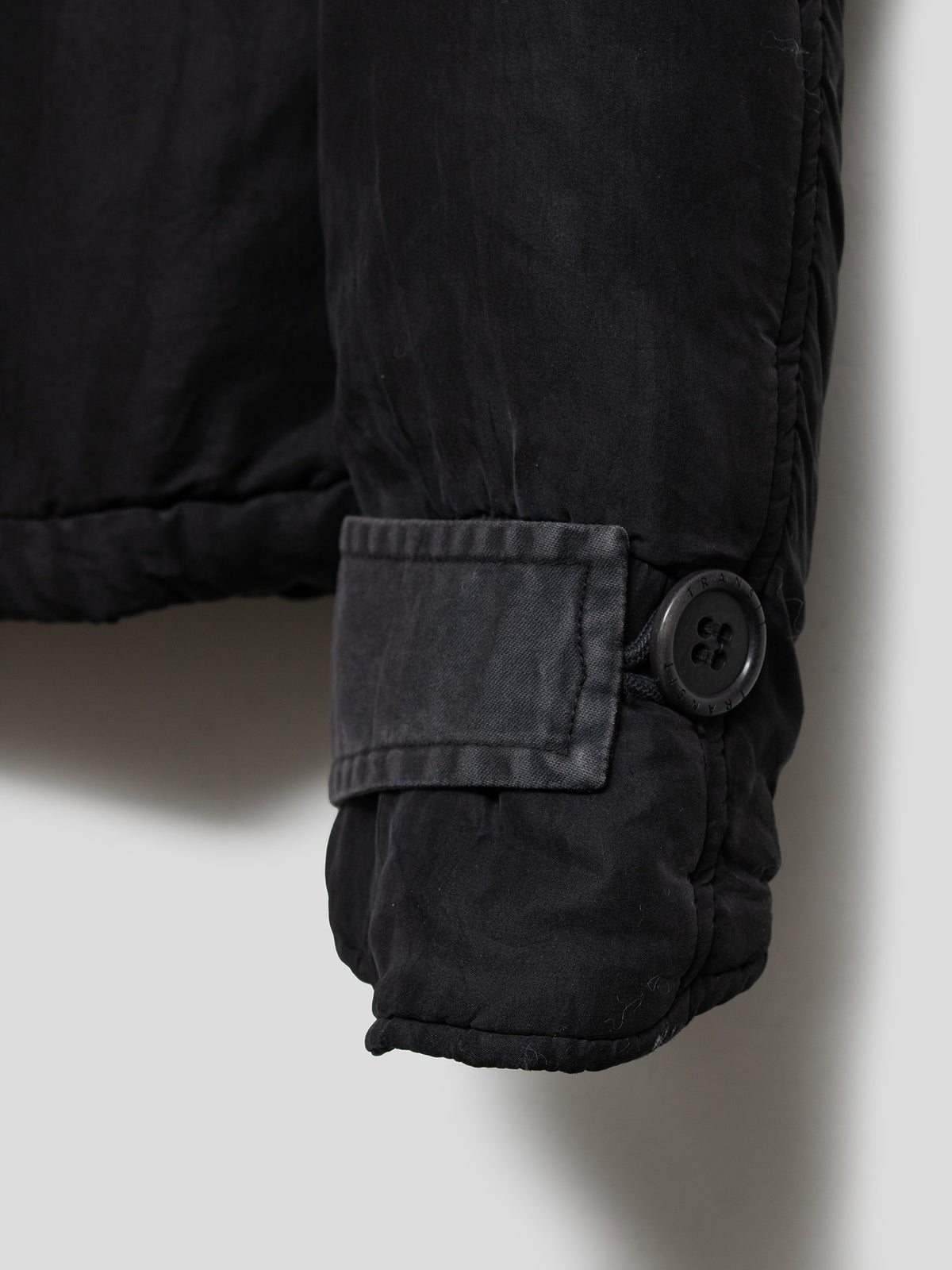 Padded Silk Short Parka