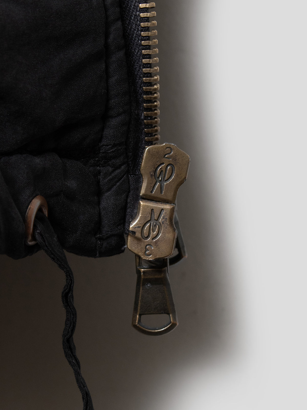 Padded Silk Short Parka