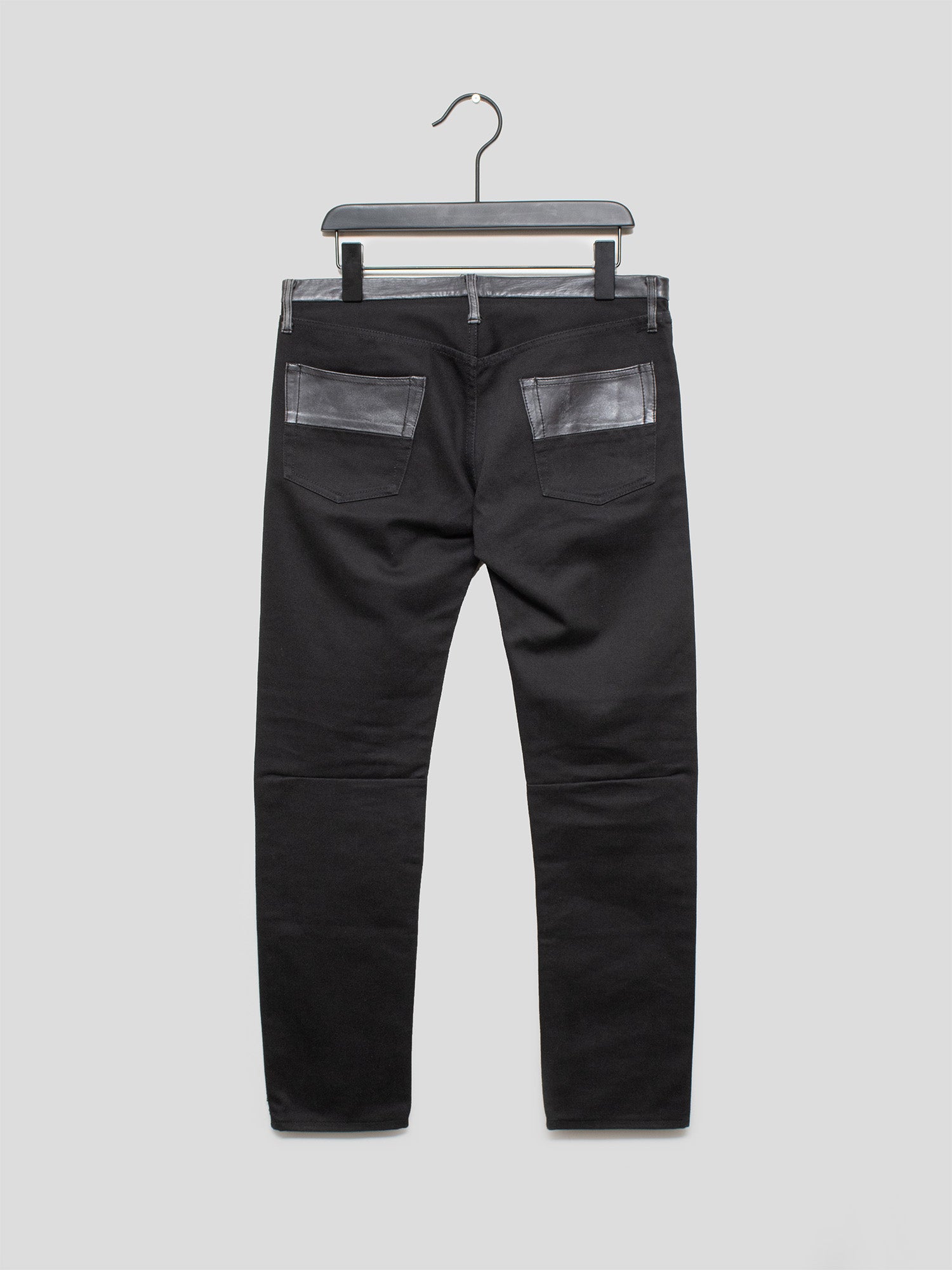 AW05 "Arts & Crafts" Leather-Trim Trousers
