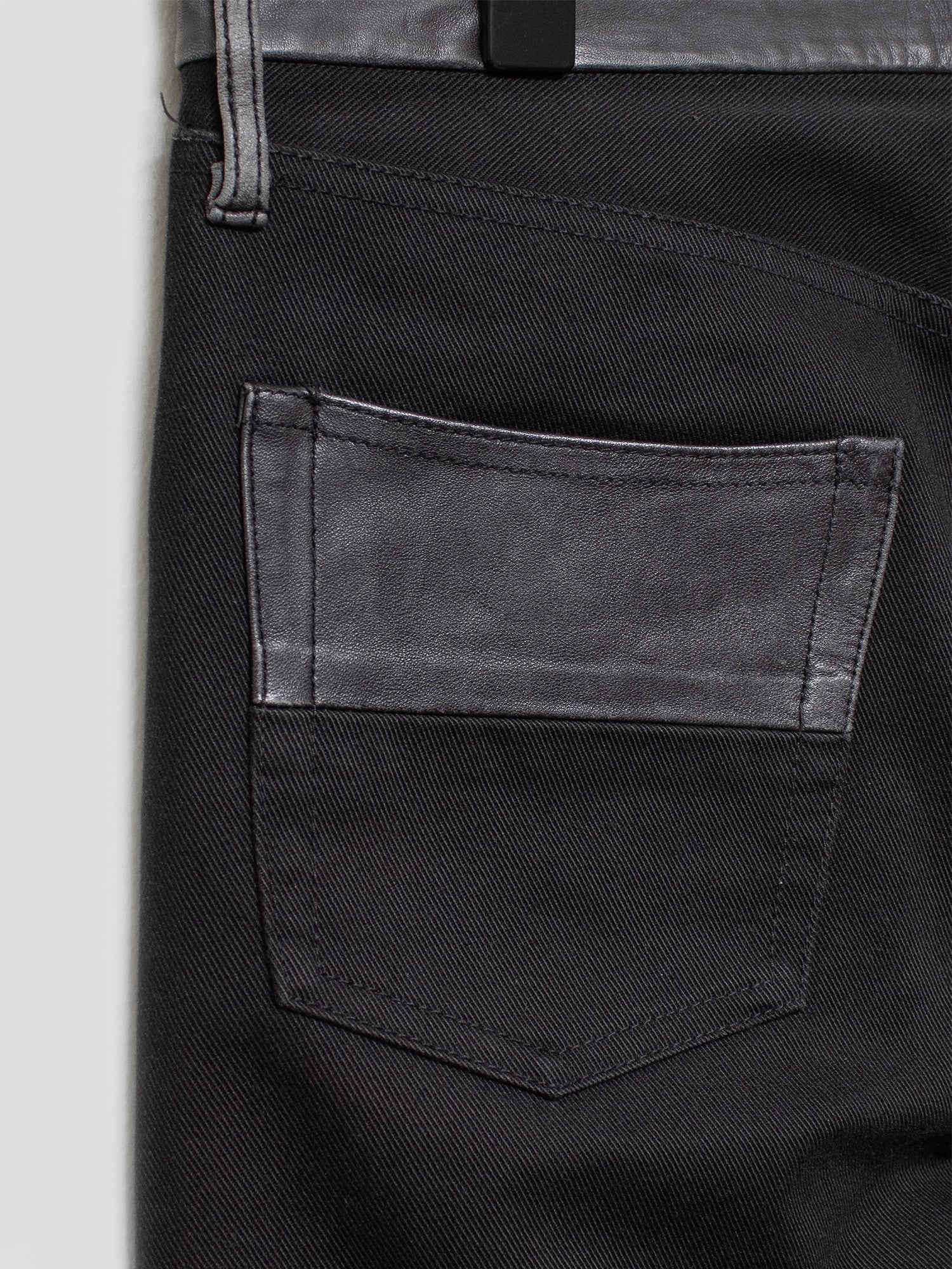 AW05 "Arts & Crafts" Leather-Trim Trousers