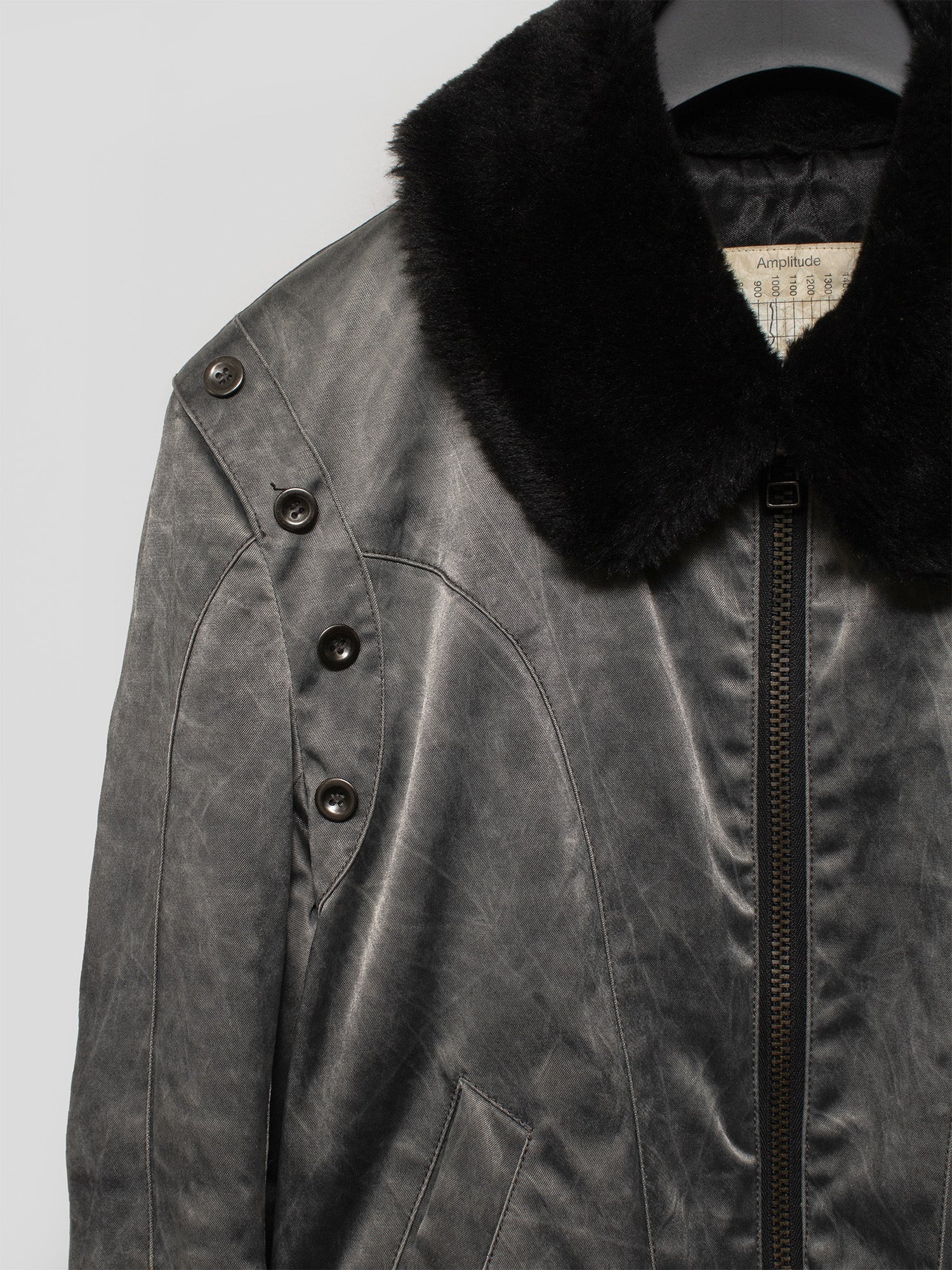 2000s Frosted Bomber Jacket