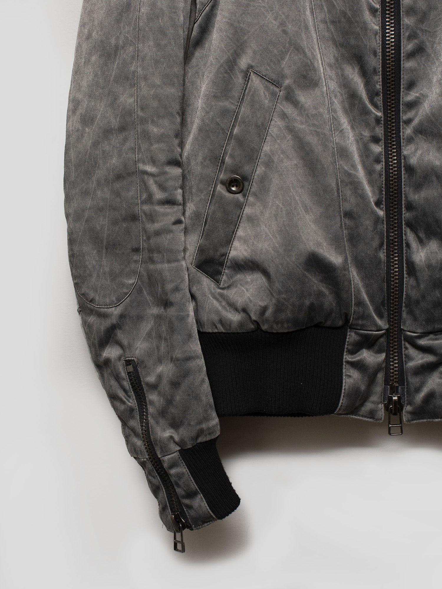 2000s Frosted Bomber Jacket