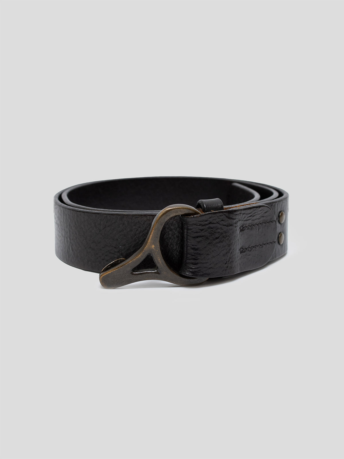 2000s Toggle-Buckle Leather Belt