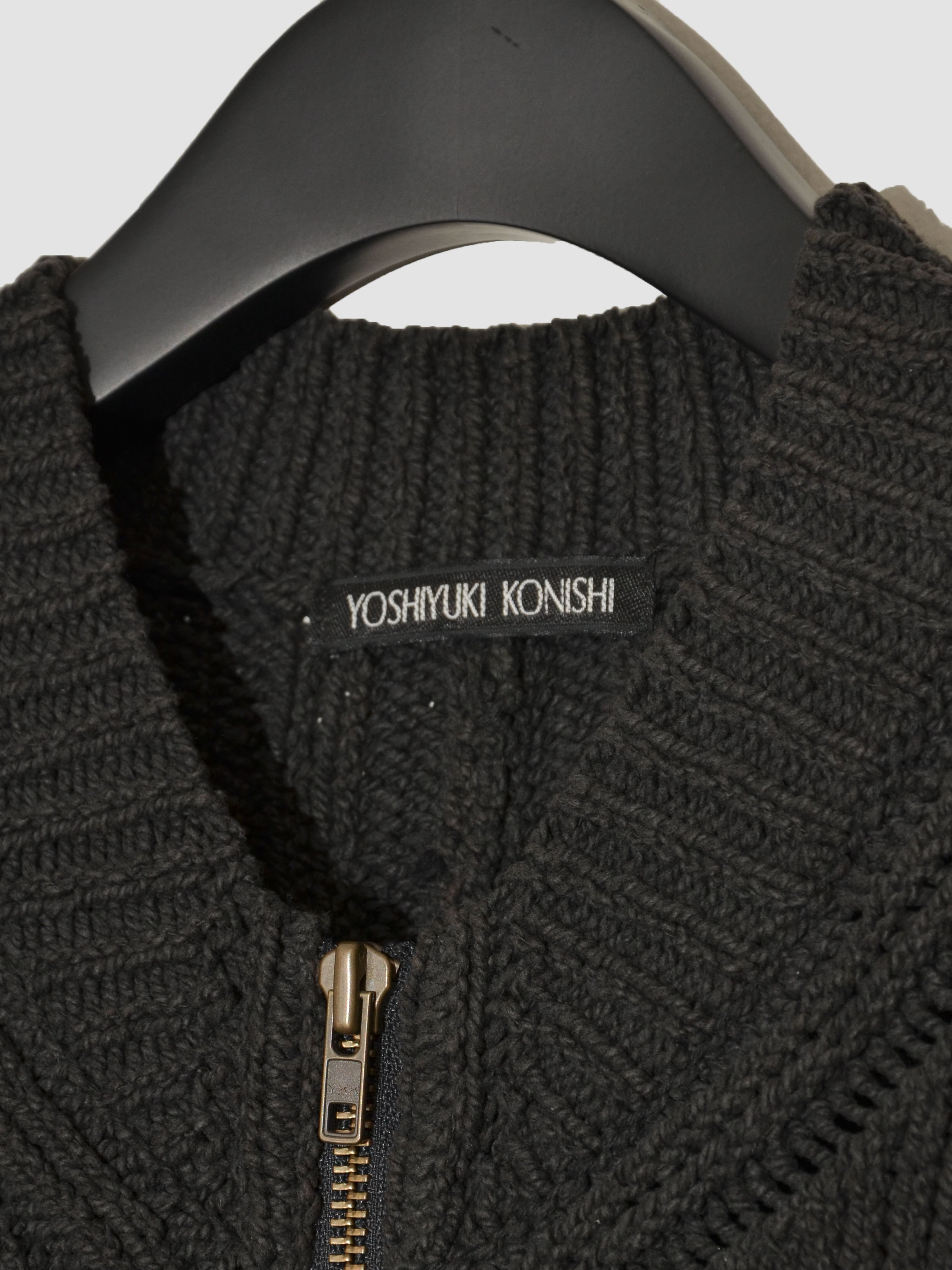 Knitted Zip-up Jacket