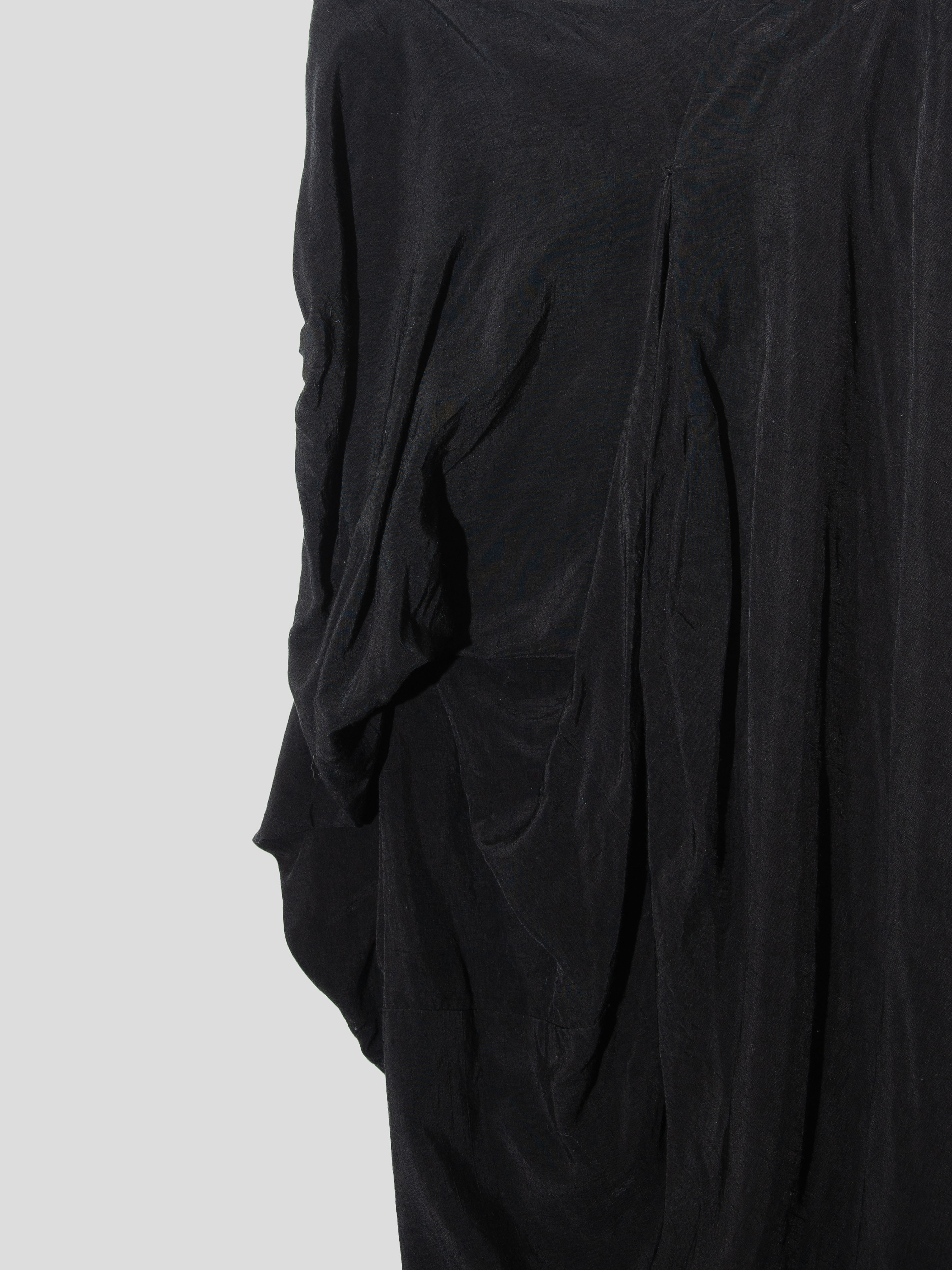 1990s Asymmetrical Draped Skirt