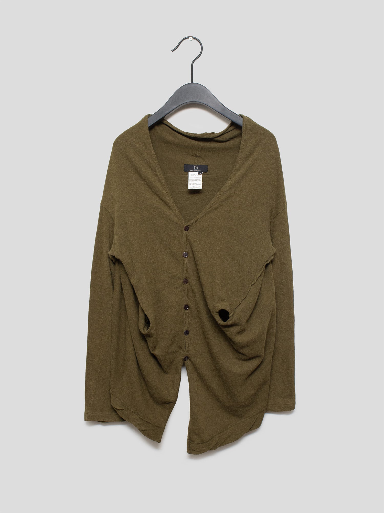 AW05 Draped Cardigan