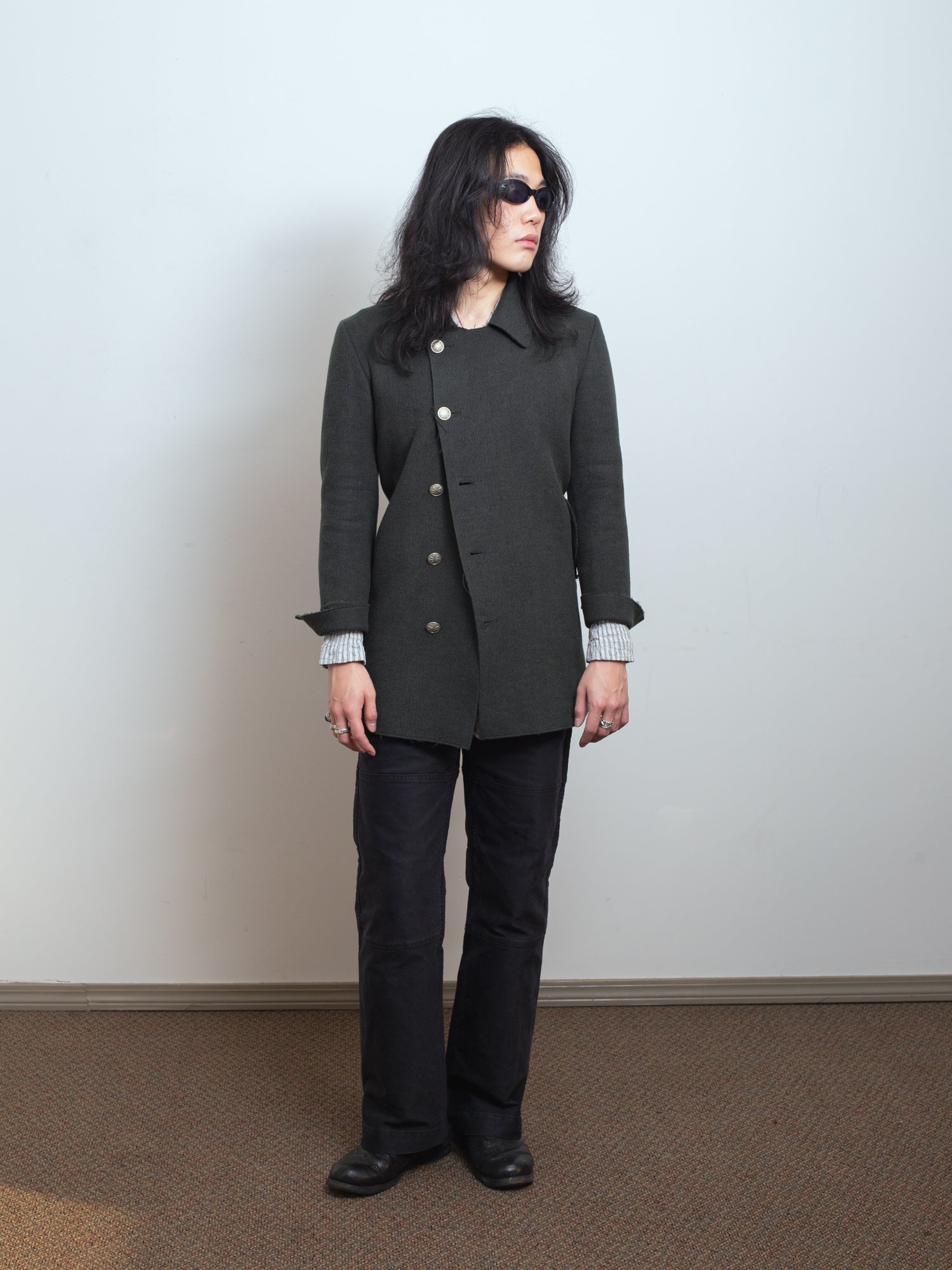 AW96 Oversized Wool Peacoat