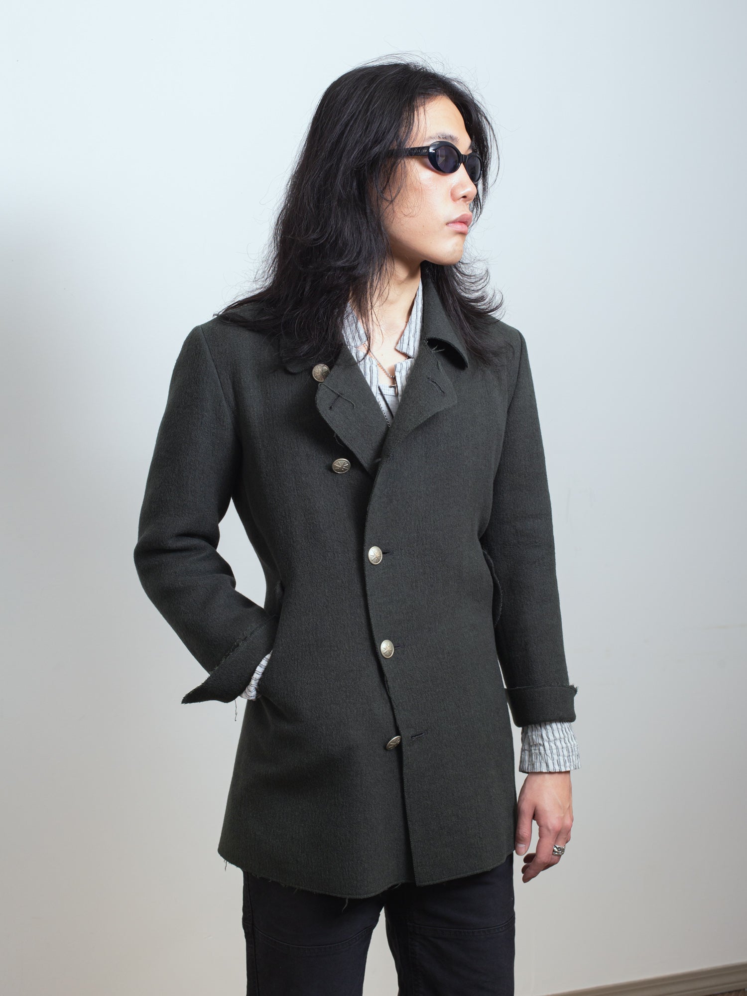 AW96 Oversized Wool Peacoat