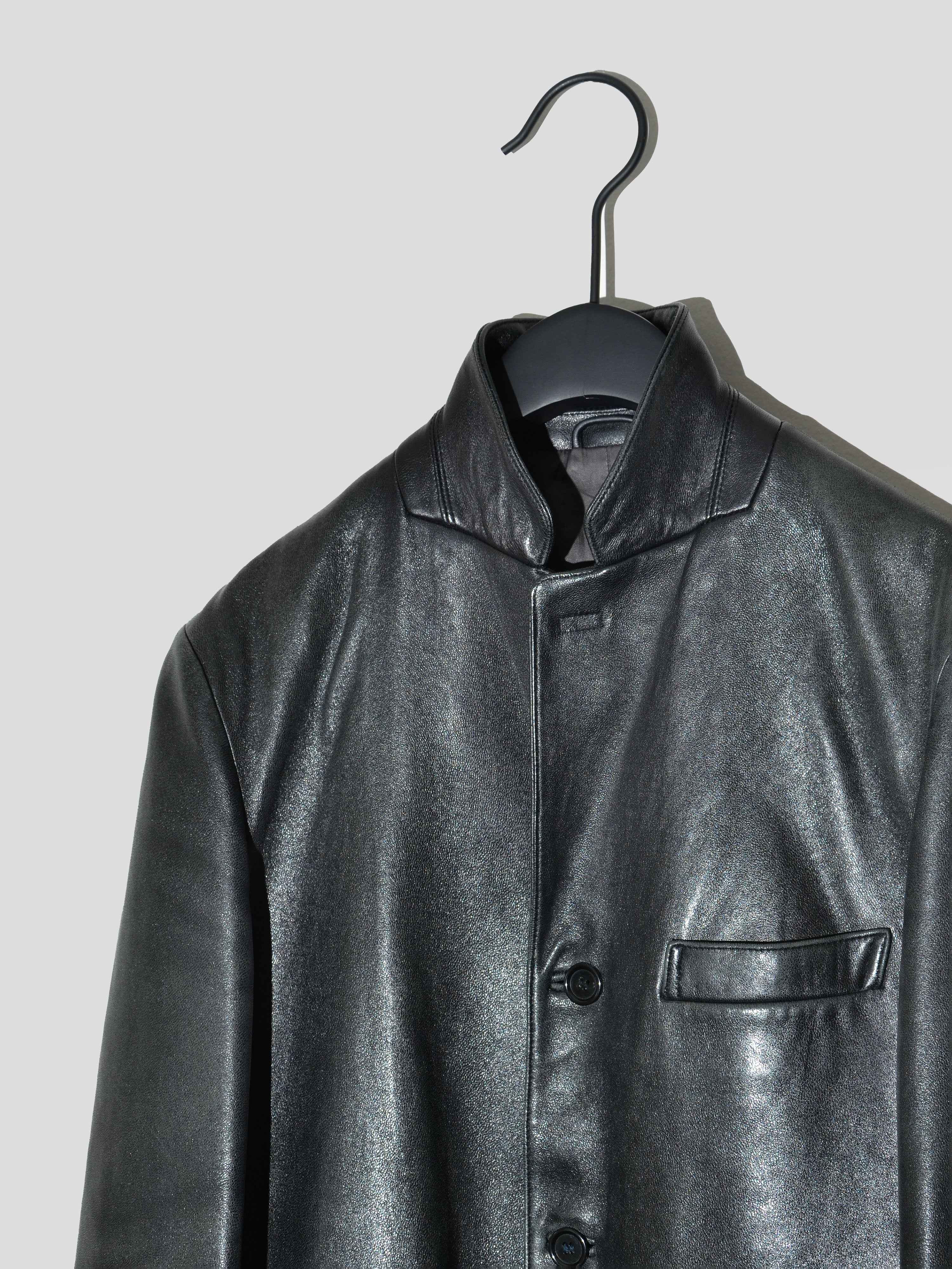 Yohji Yamamoto D'urban AAR 2000s Leather Blazer | COMMUNE