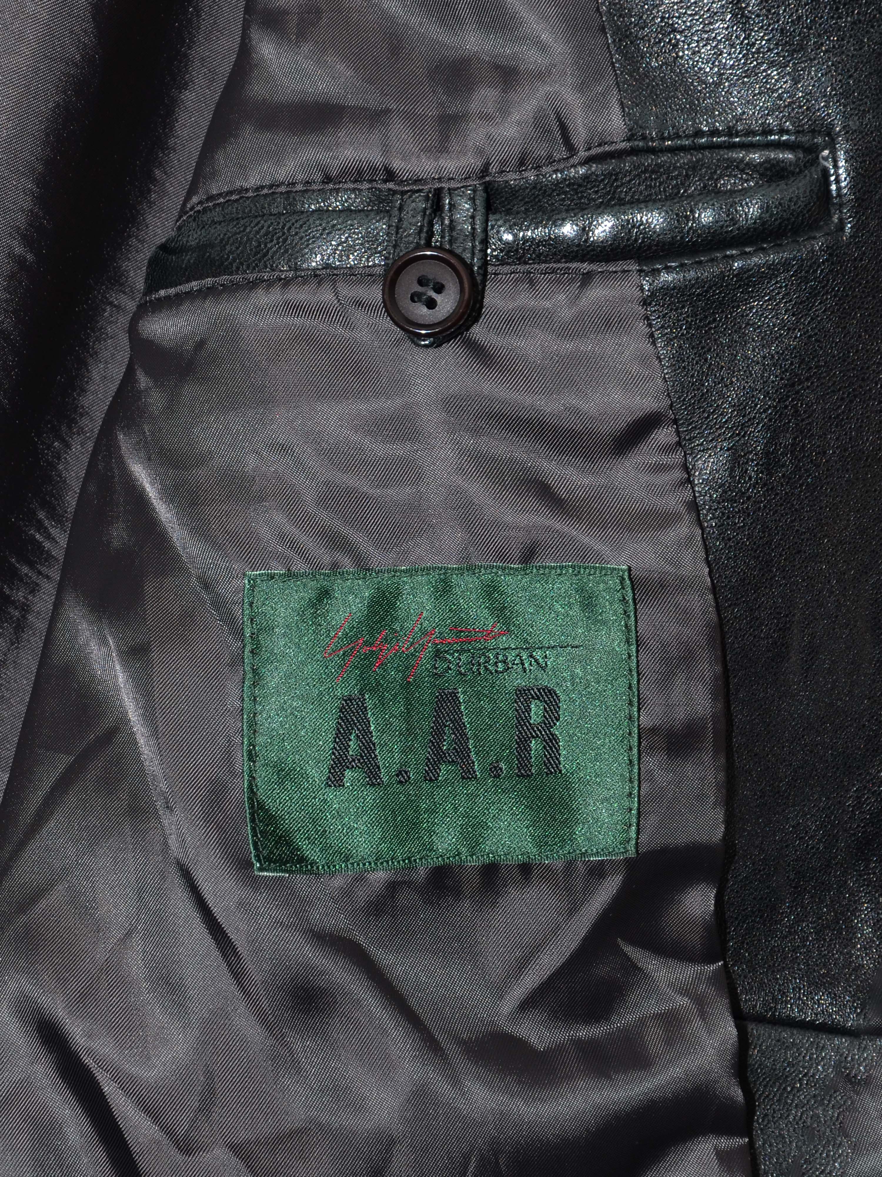 D'urban AAR 2000s Leather Blazer