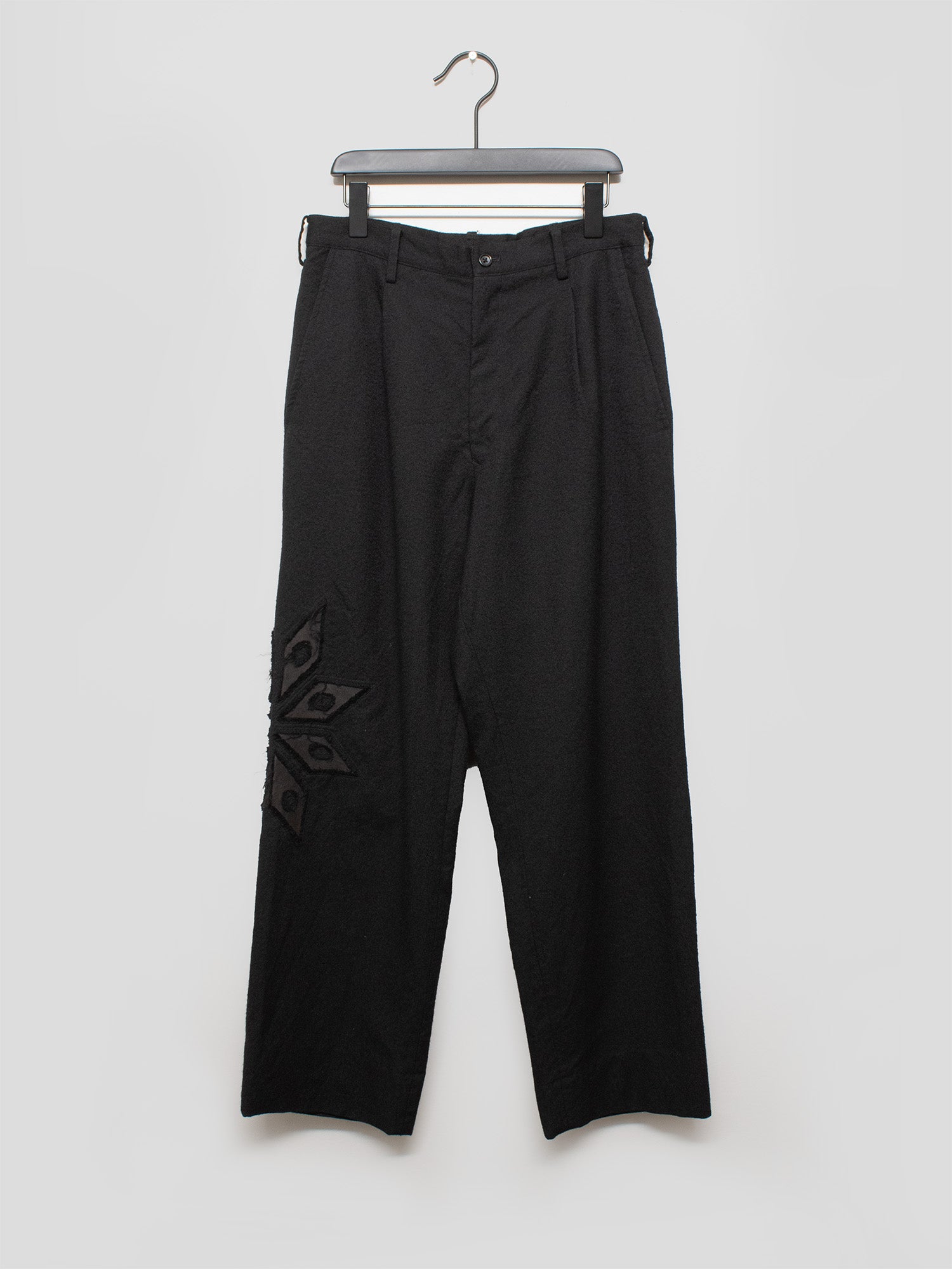 AW03 Leather Patched Trousers