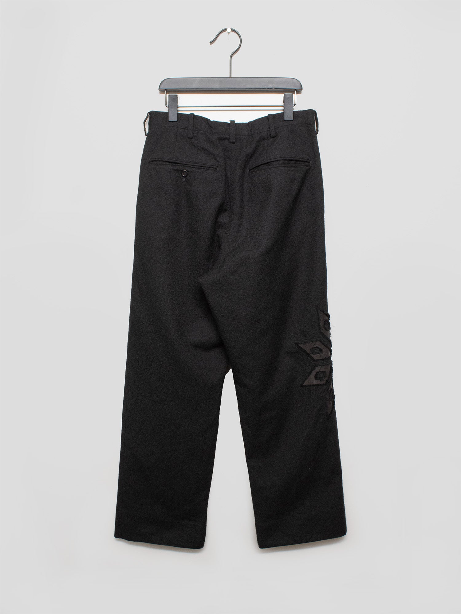 AW03 Leather Patched Trousers