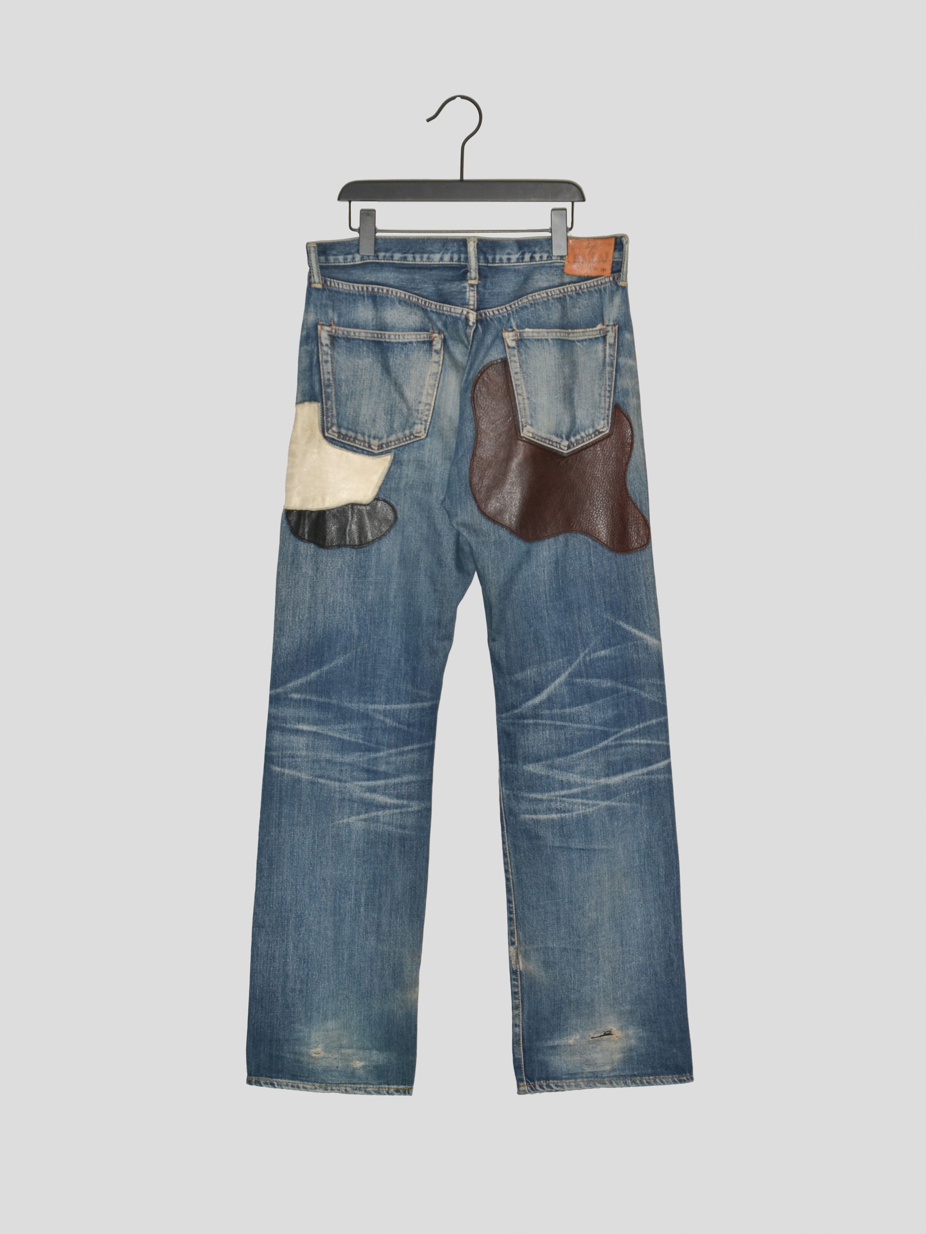 Y's for Men x Spotted Horse Craft SS04 Patchwork Denim Jeans