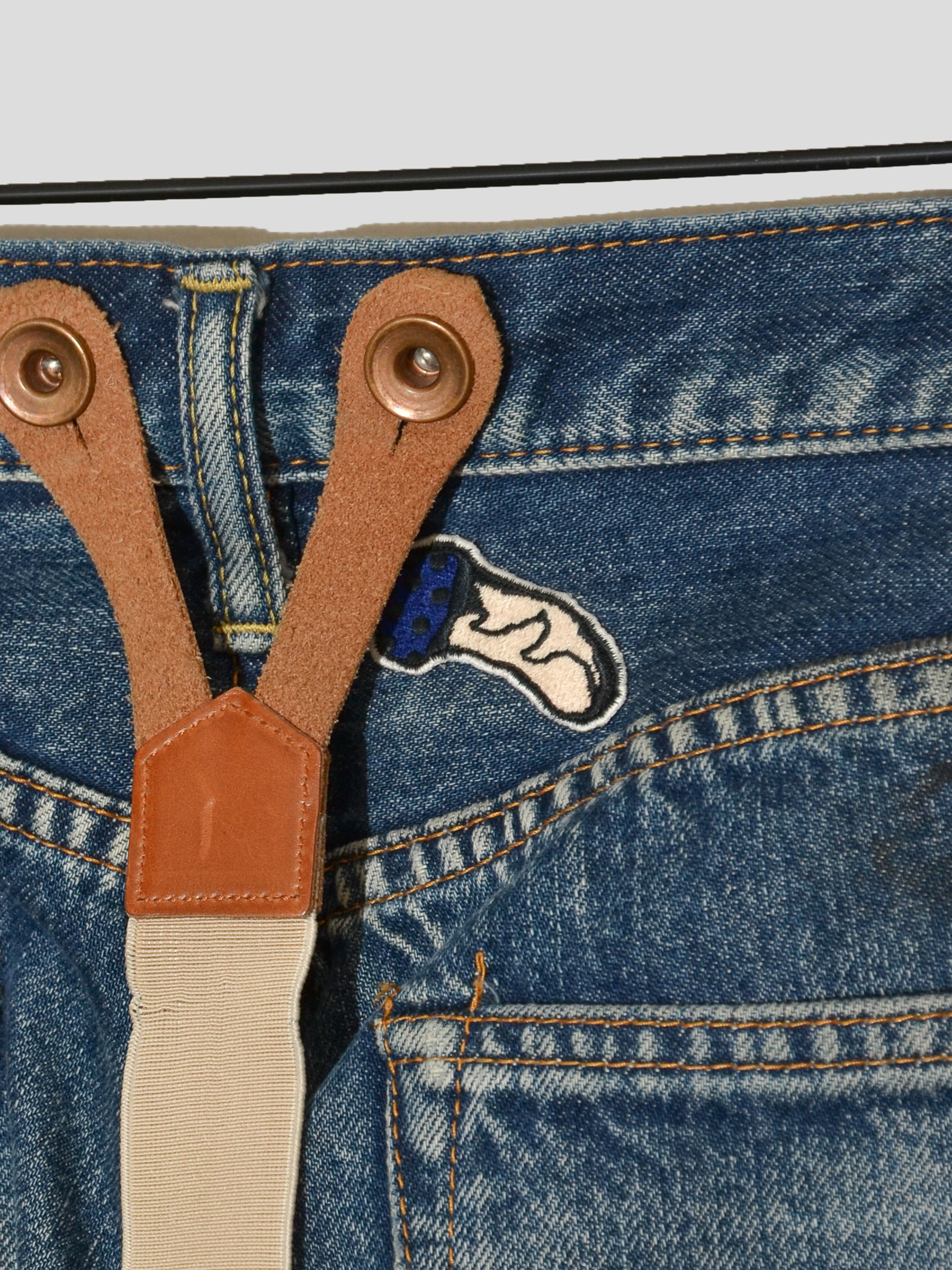 YOHJI YAMAMOTO × SPOTTED HORSE CRAFT Yohji Yamamoto x Spotted Horse Craft SS11 Denim Jeans | COMMUNE