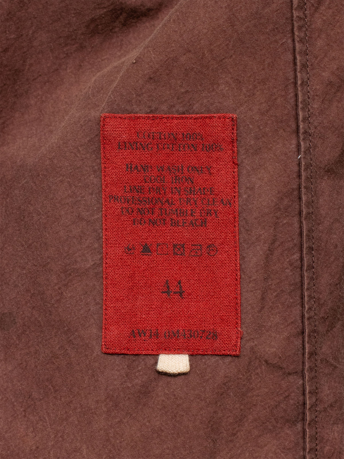 AW14 Hand-Dyed Asymmetrical Shirt