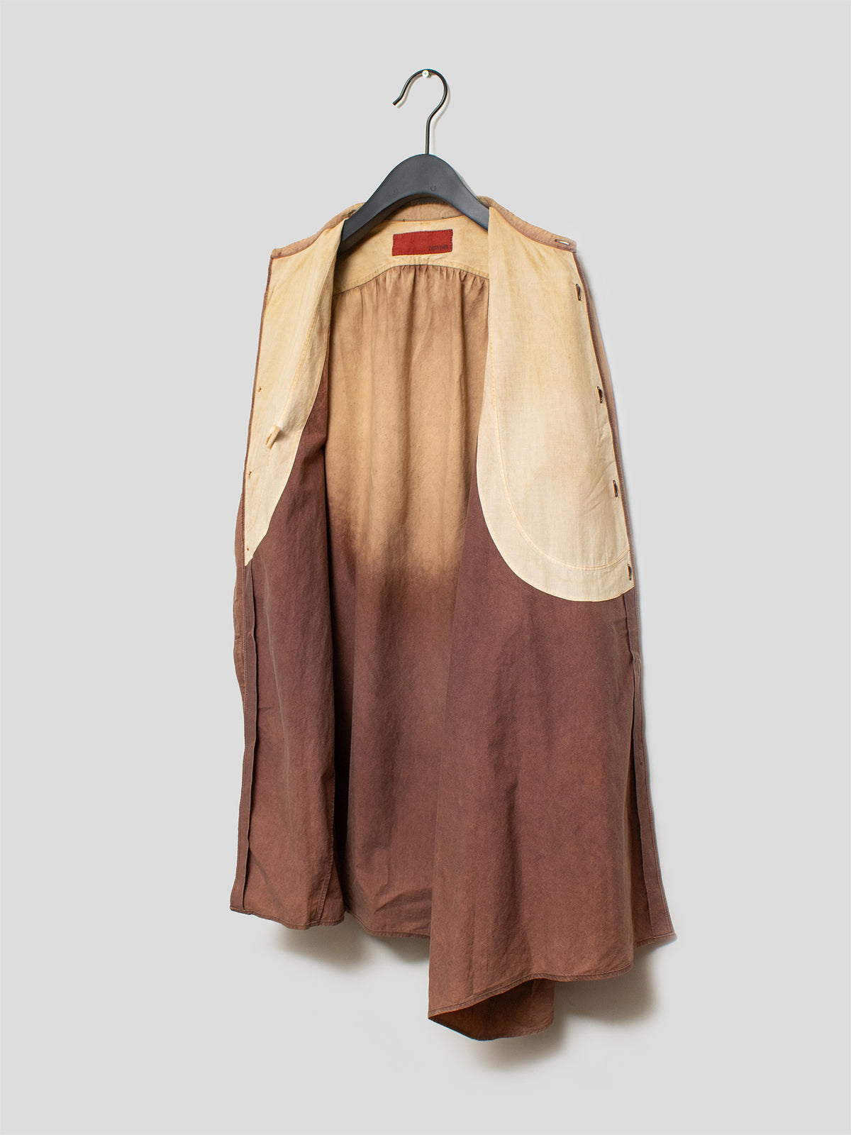 AW14 Hand-Dyed Asymmetrical Shirt